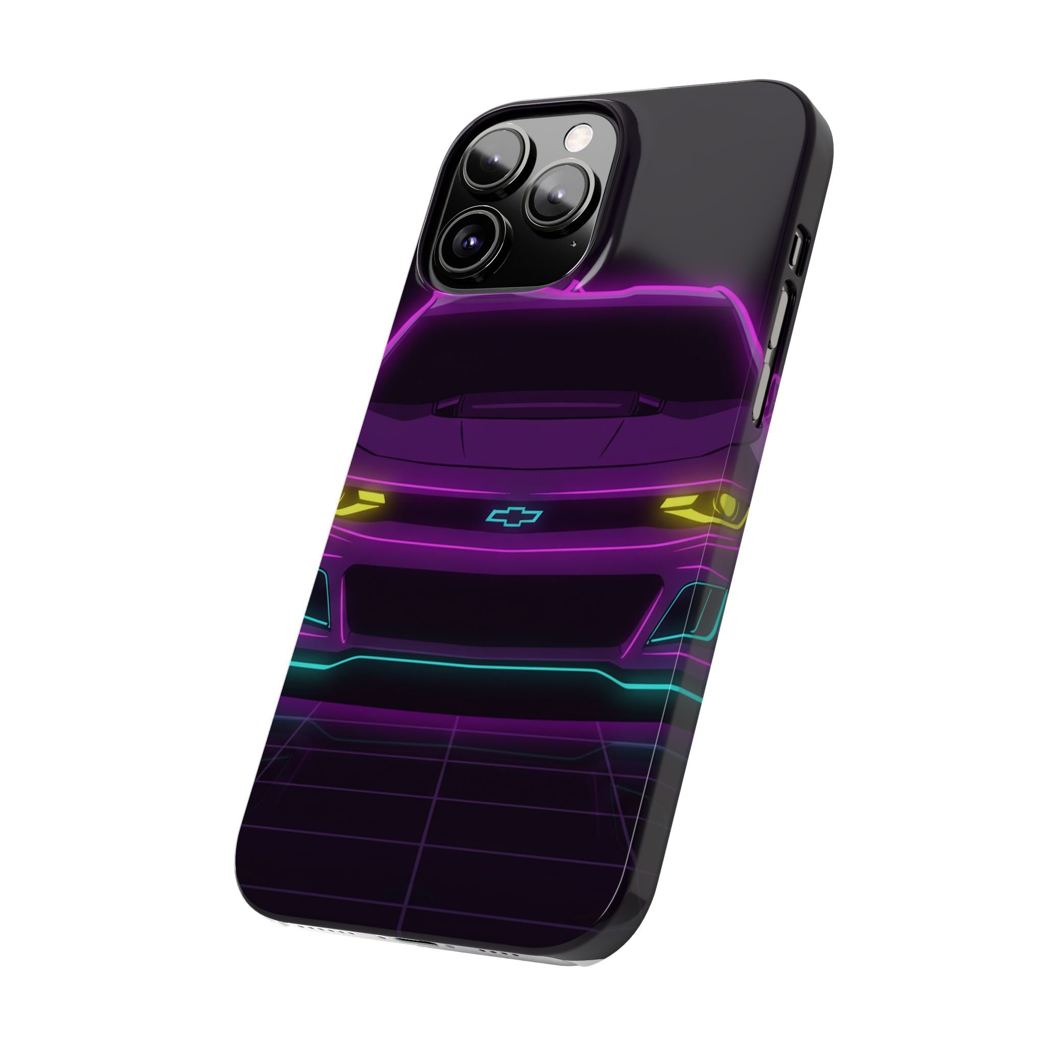 Chevrolet Camaro ZL1 Neon Synthwave Phone Case