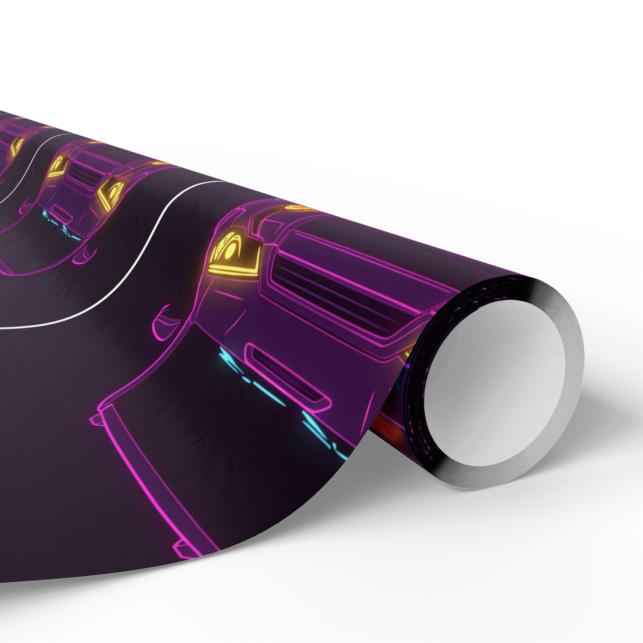 Toyota 4Runner TRD Pro Neon Synthwave Gift Wrapping Paper