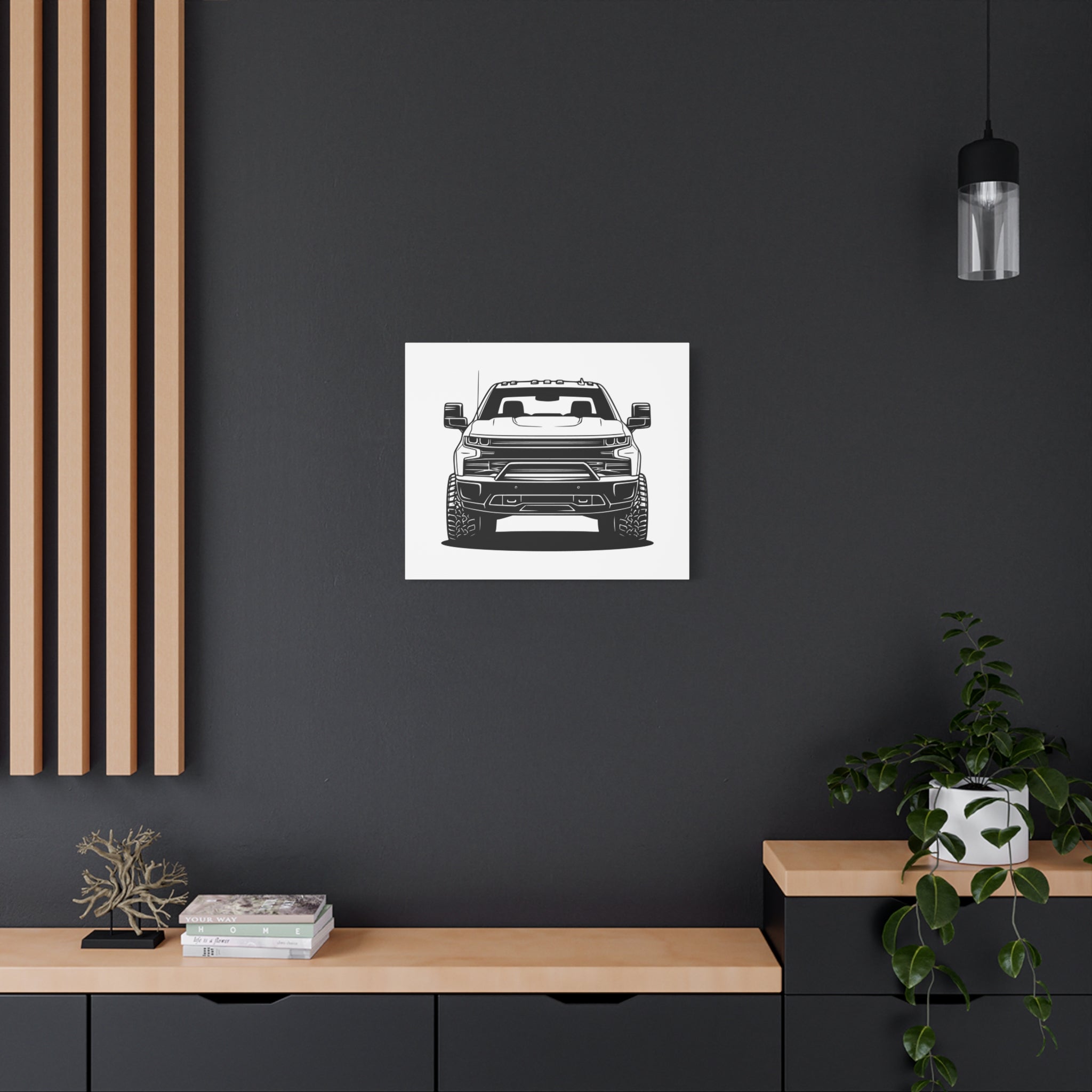 Chevy Silverado Trail Boss (2019+) Canvas Wall Art