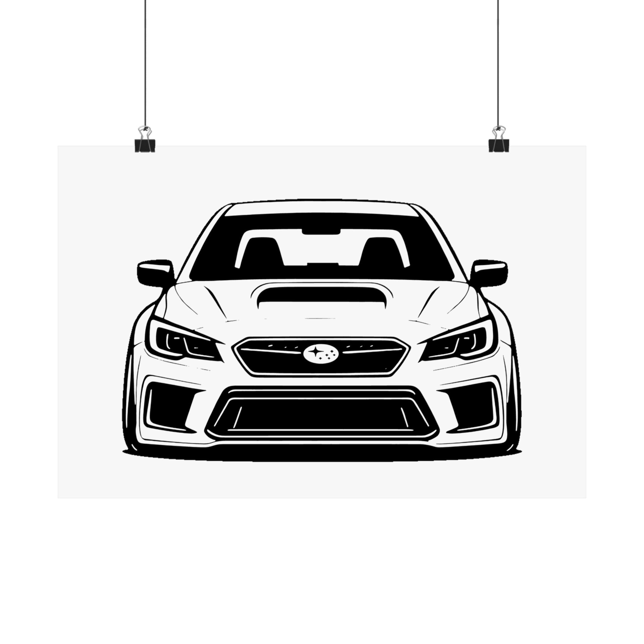Subaru WRX STI Poster