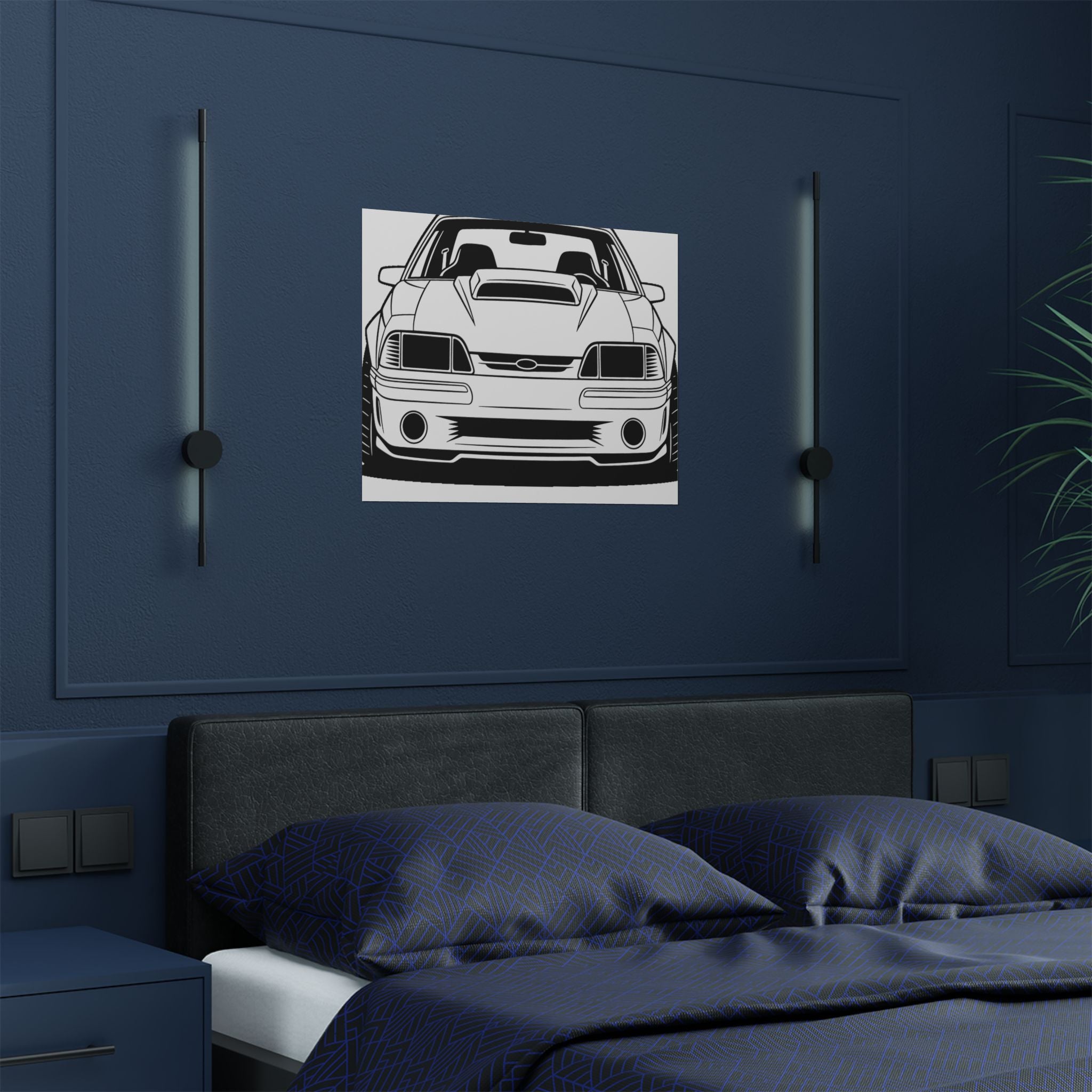 Ford Mustang Fox Body GT Poster