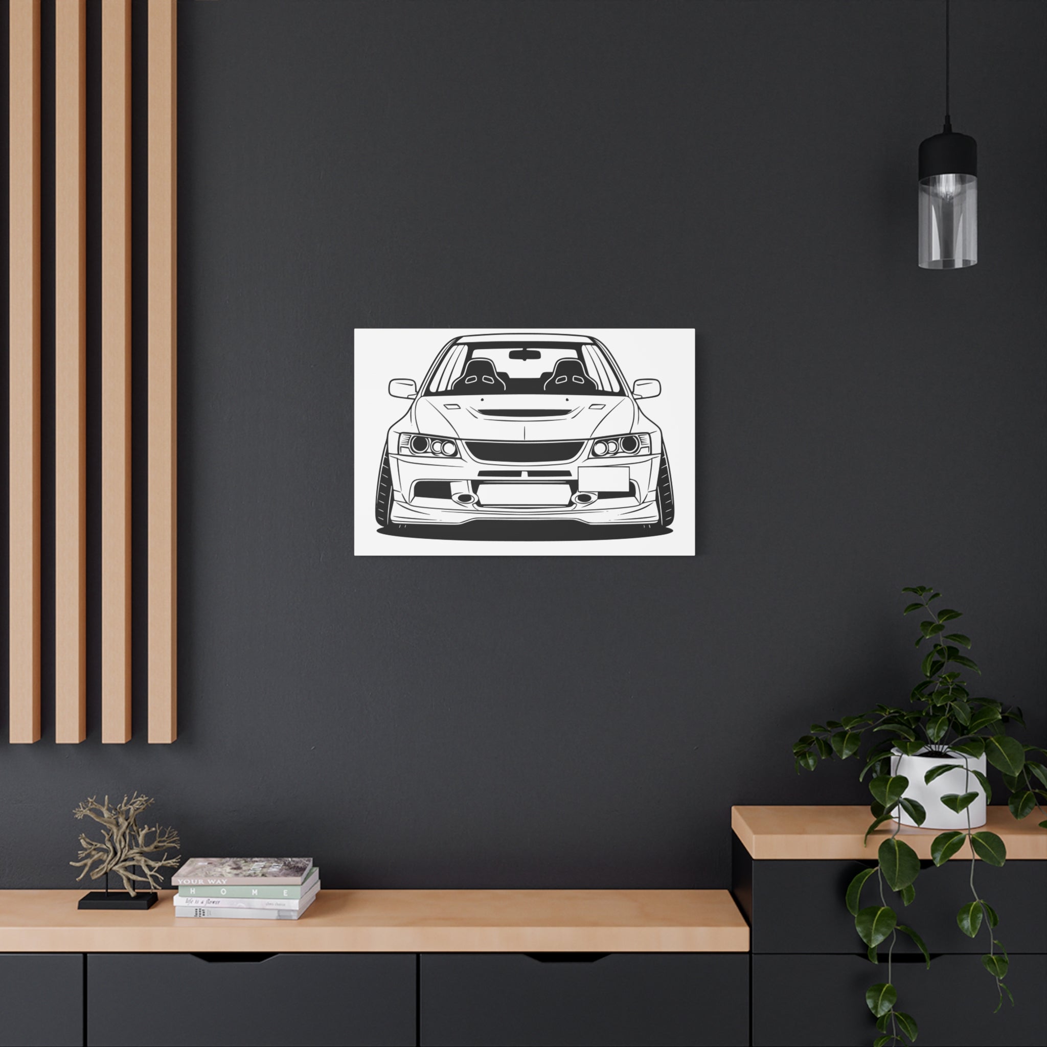 Mitsubishi Evo IX (2005-07) Canvas Wall Art