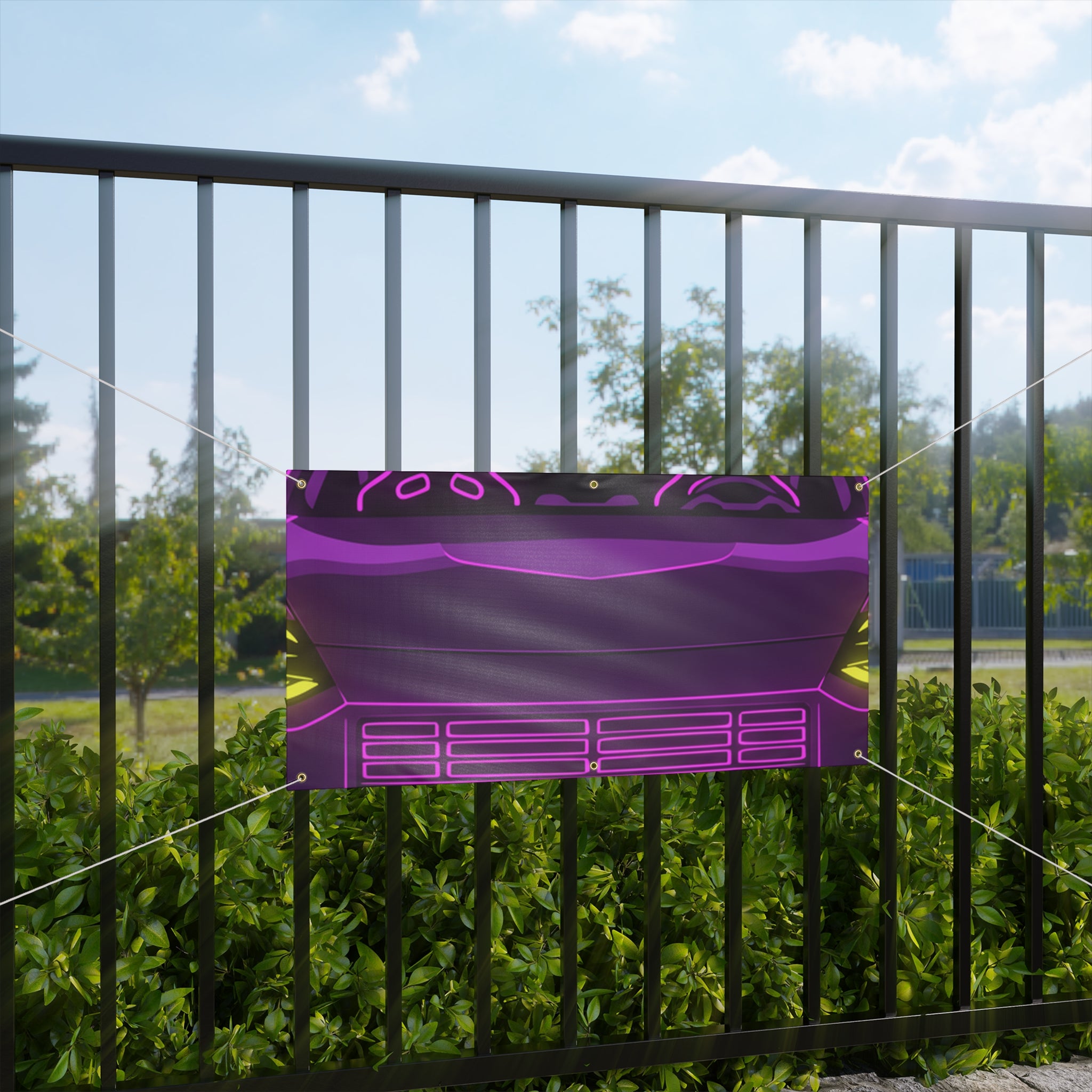 Nissan Z RZ34 (2023+) Neon Synthwave Banner