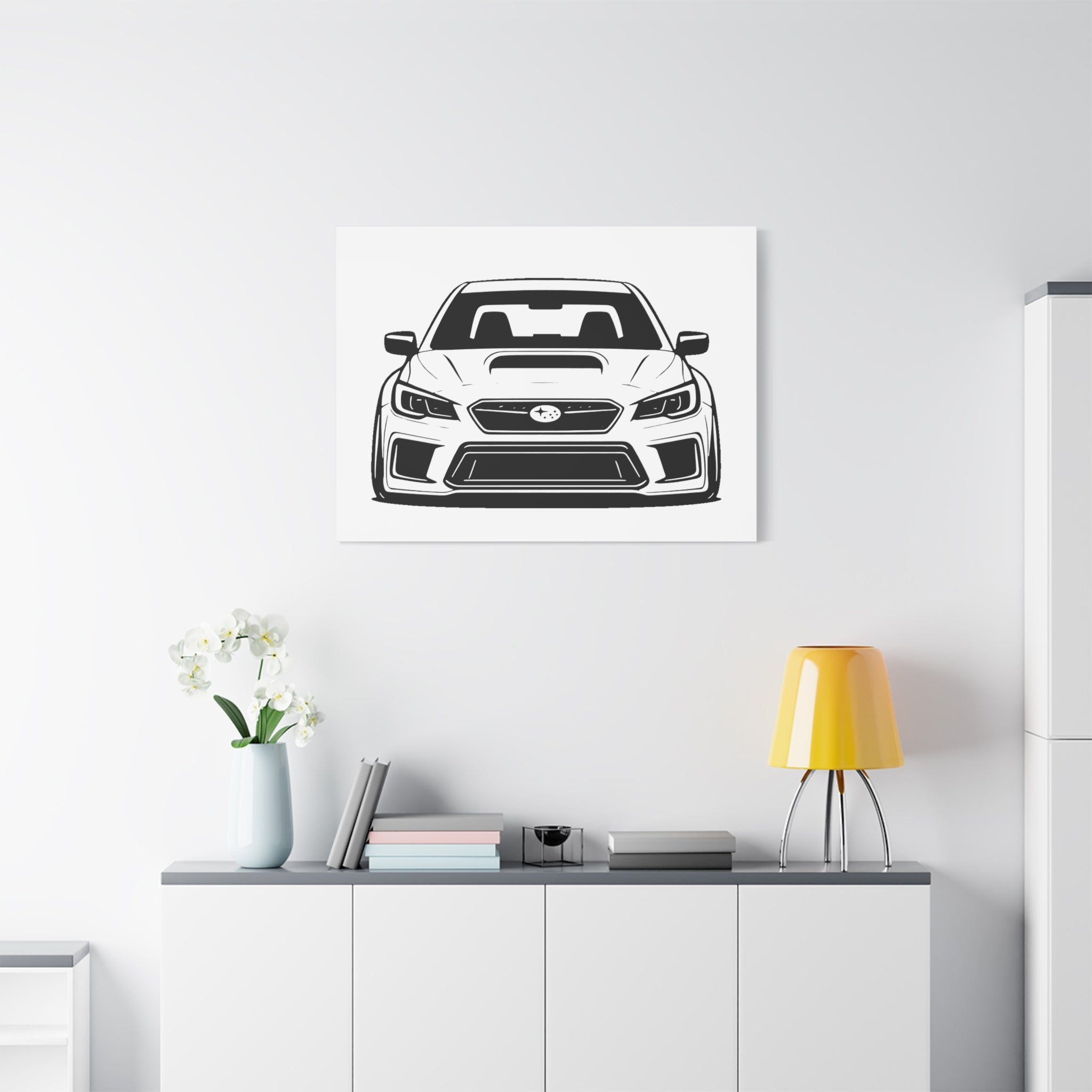 Subaru WRX STI Canvas Wall Art