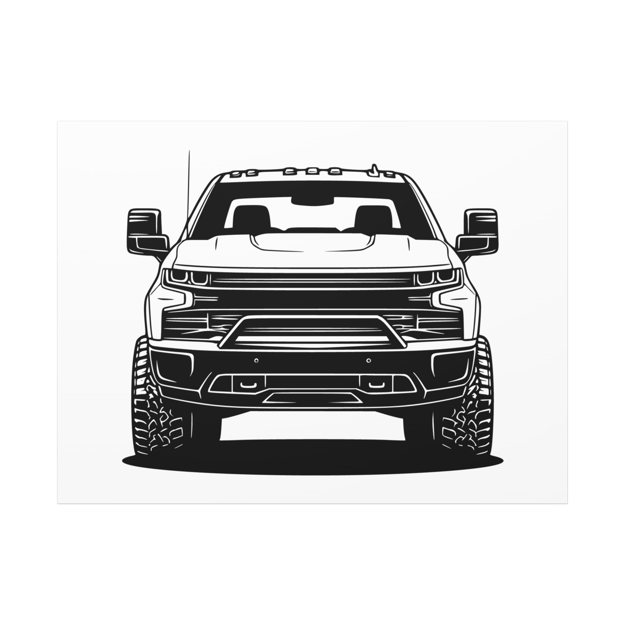 Chevy Silverado Trail Boss (2019+) Canvas Wall Art
