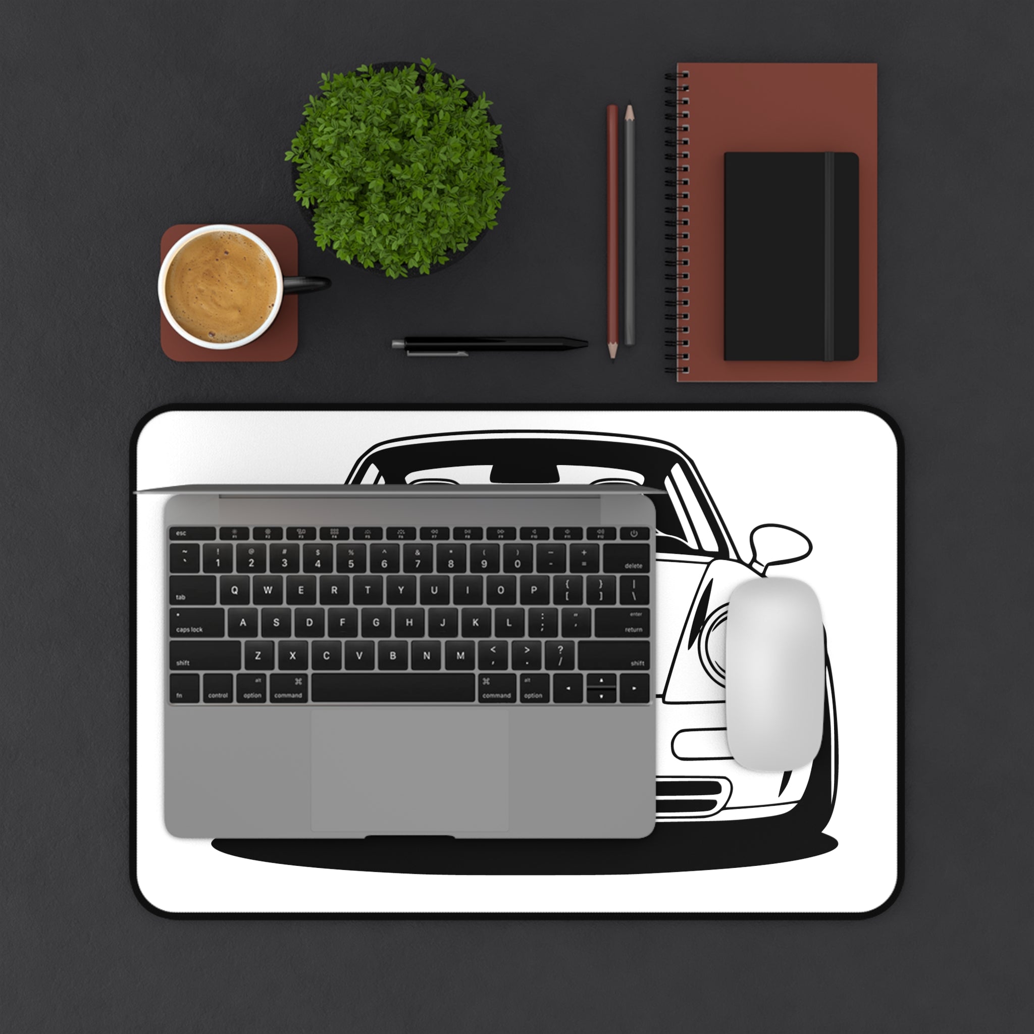 Porsche 964 Singer Desk Mat