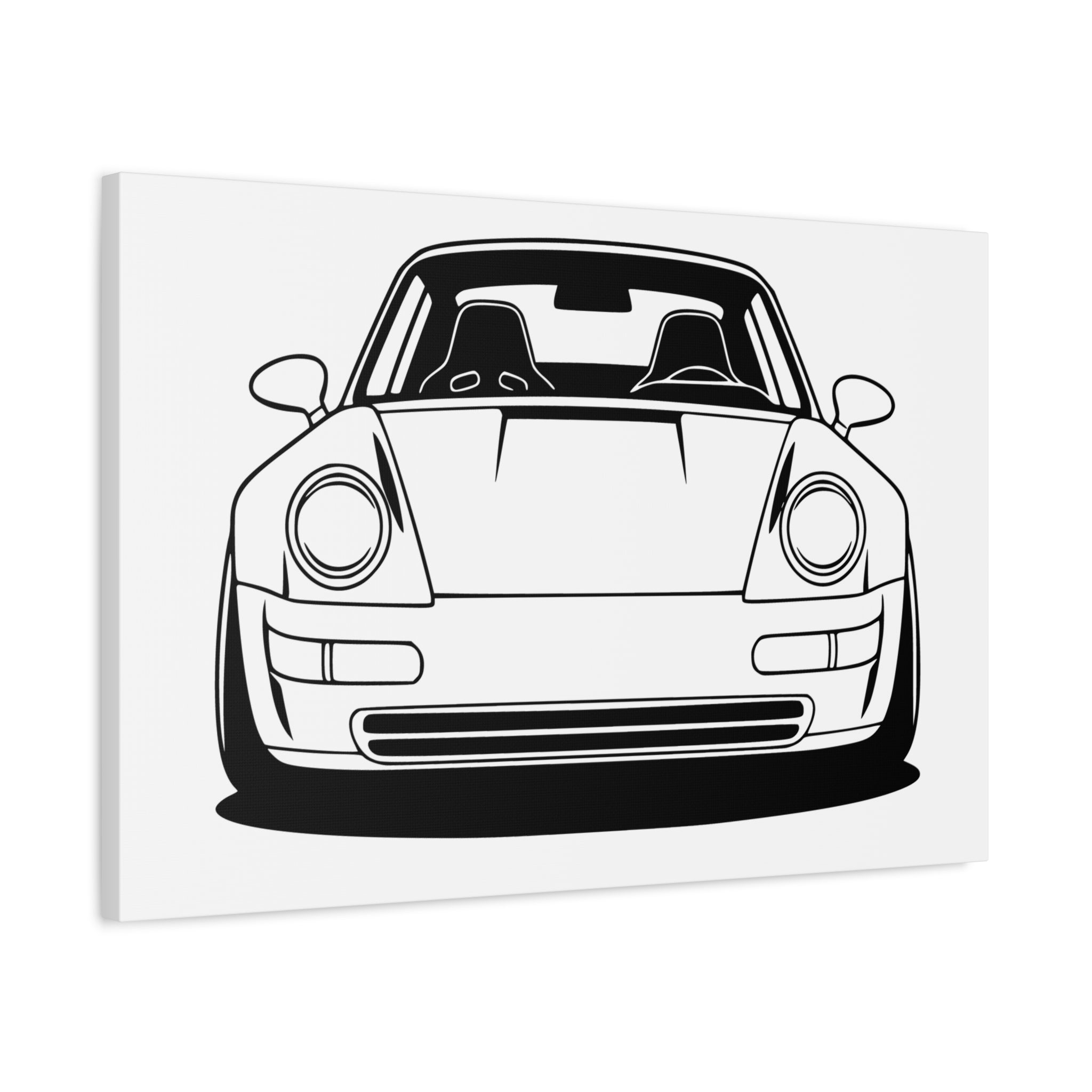 Porsche 964 Singer Canvas Wall Art