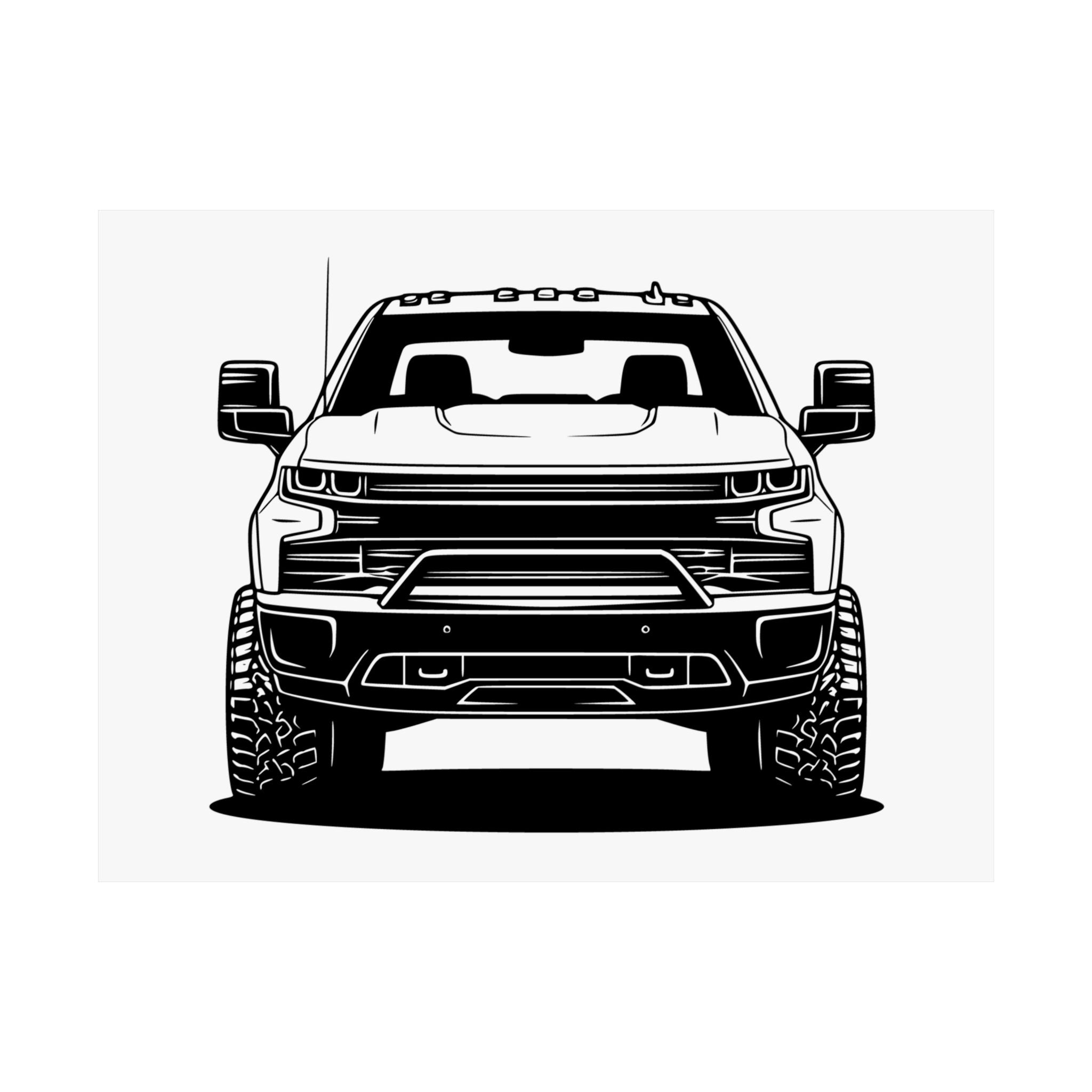 Chevy Silverado Trail Boss (2019+) Poster