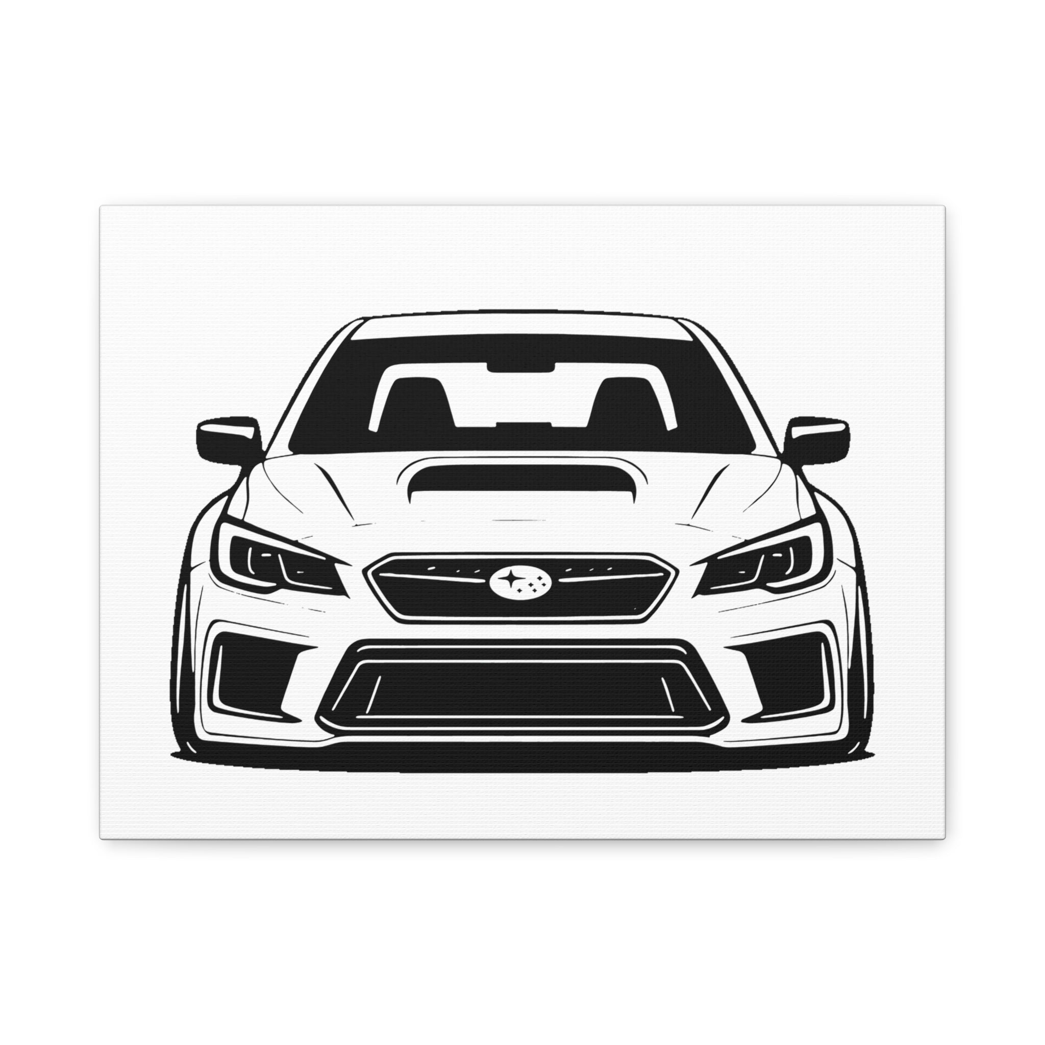 Subaru WRX STI Canvas Wall Art