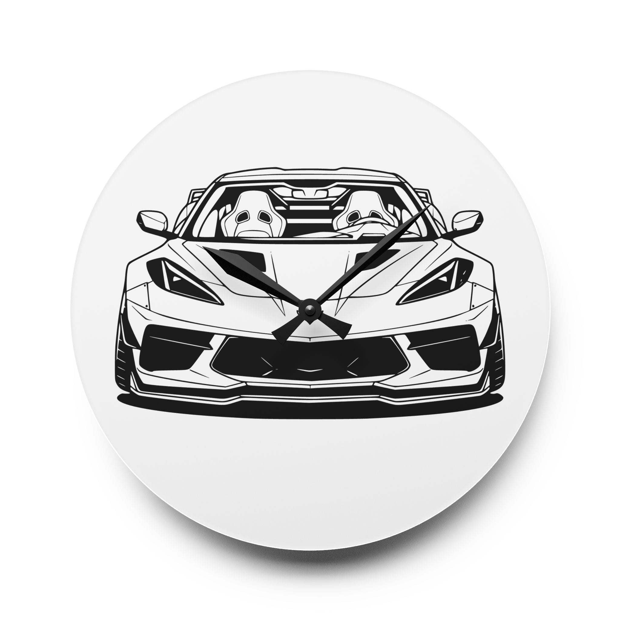 Corvette C8 (2020+) Wall Clock