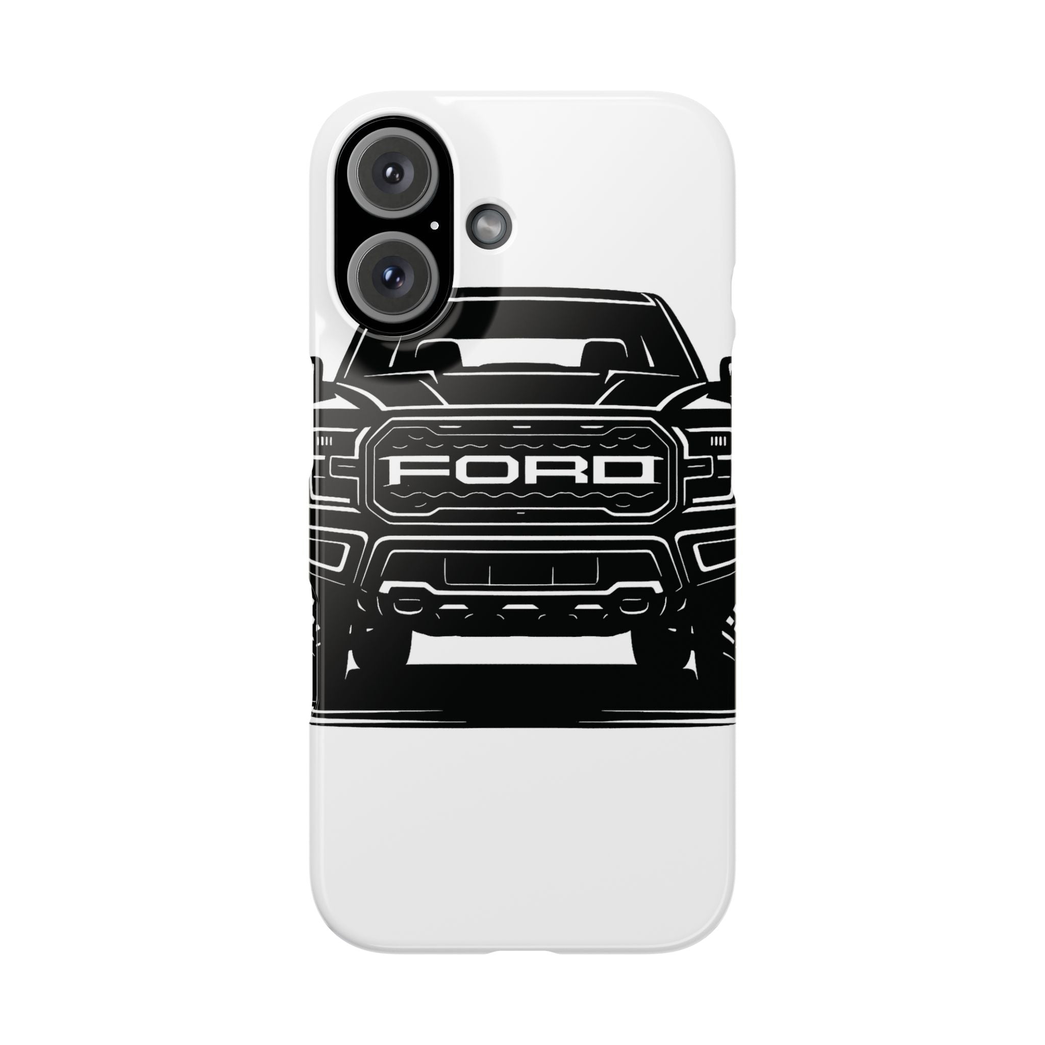 Ford Raptor (Gen 3) Slim Phone Case Greyscale