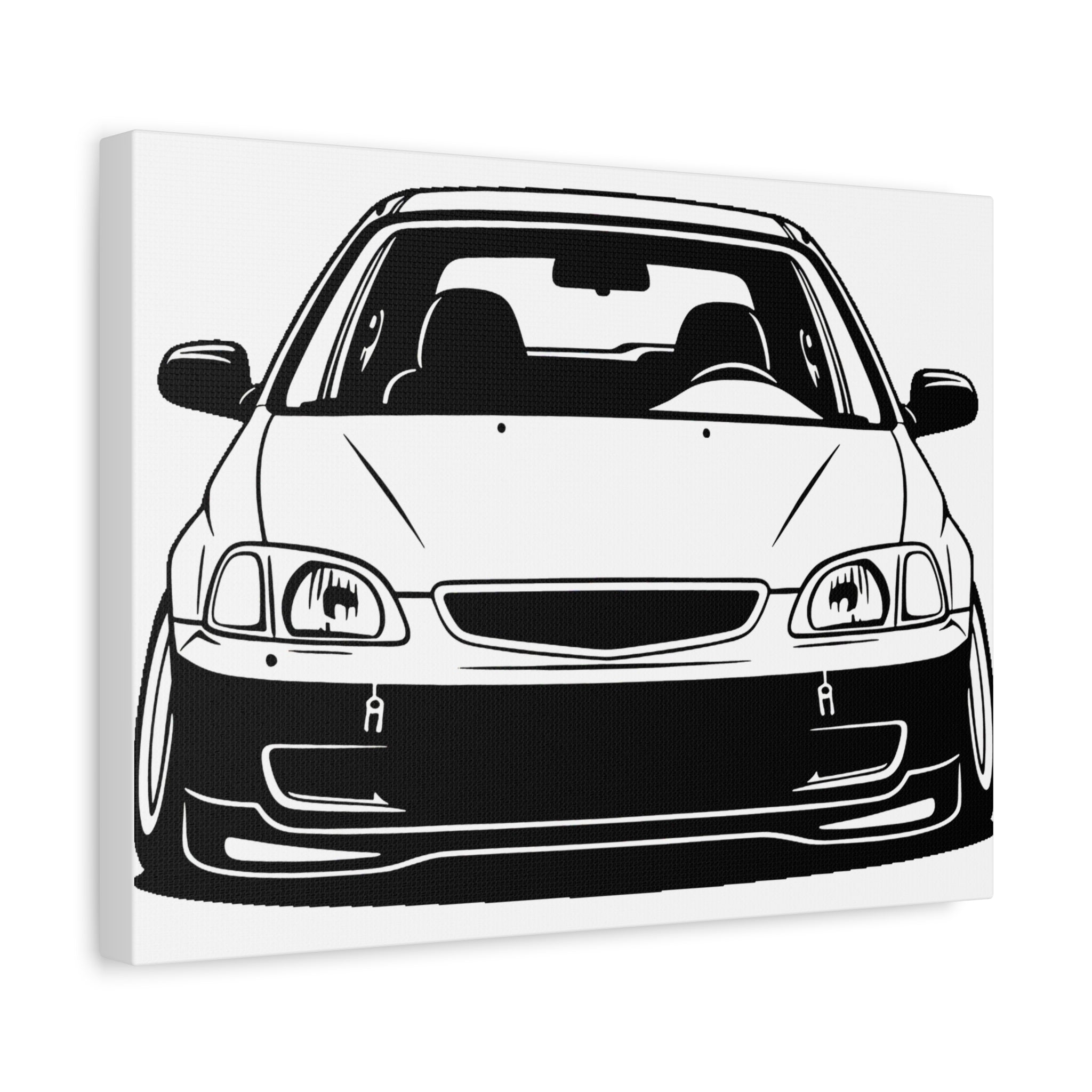 Honda Civic EK Hatch Canvas Wall Art