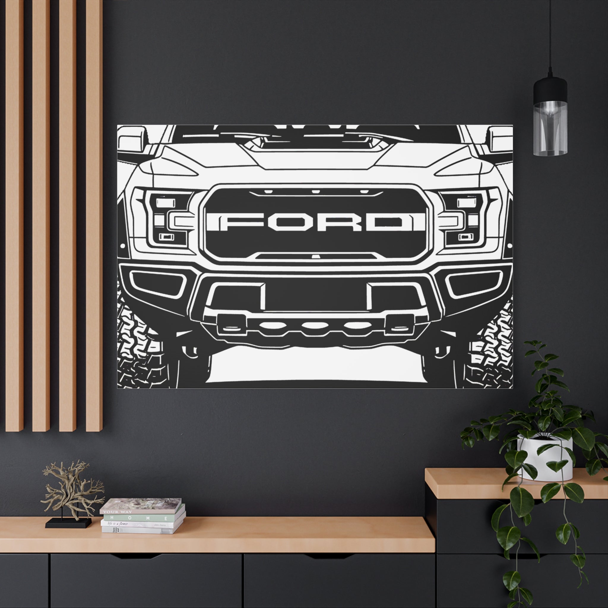 Ford F-150 Raptor Gen 2 Canvas Wall Art