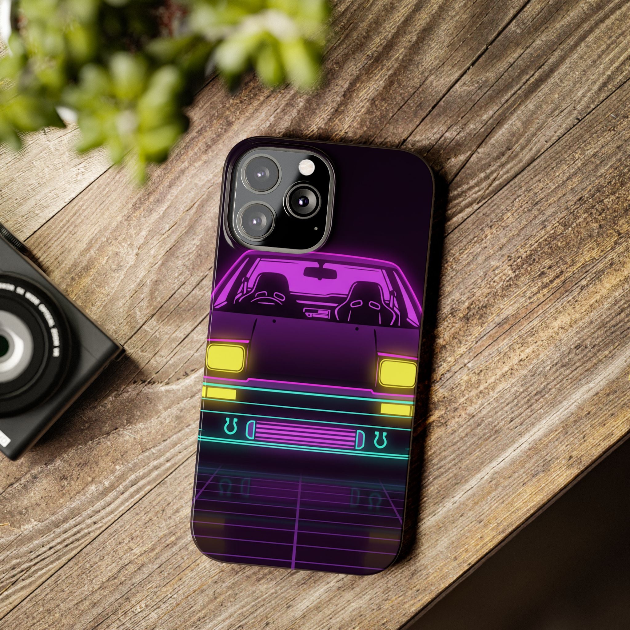 Toyota AE86 (1983-87) Neon Synthwave Phone Case