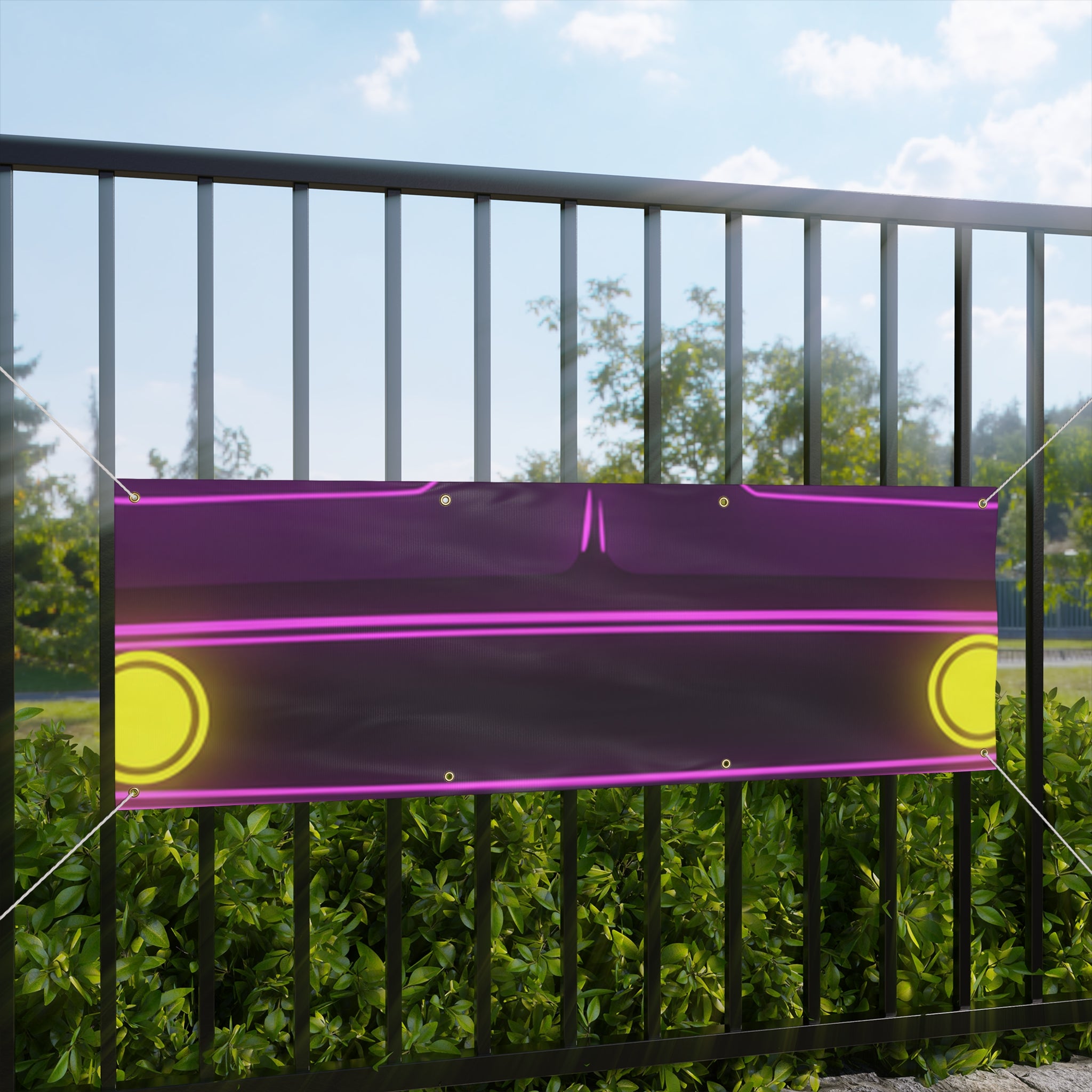 Dodge Charger R/T (1968-70) Neon Synthwave Banner