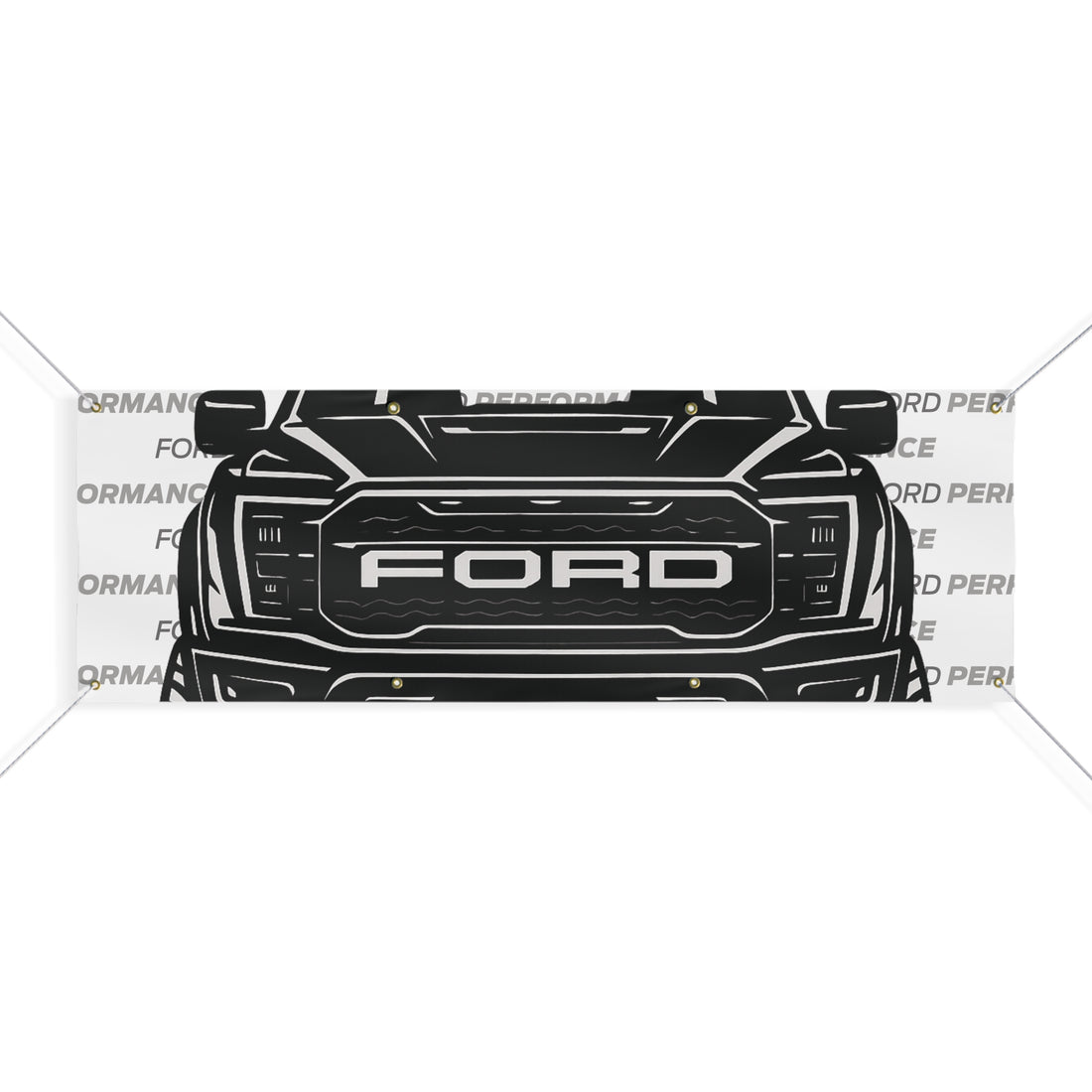 Ford Raptor (Gen 3) Banner Greyscale
