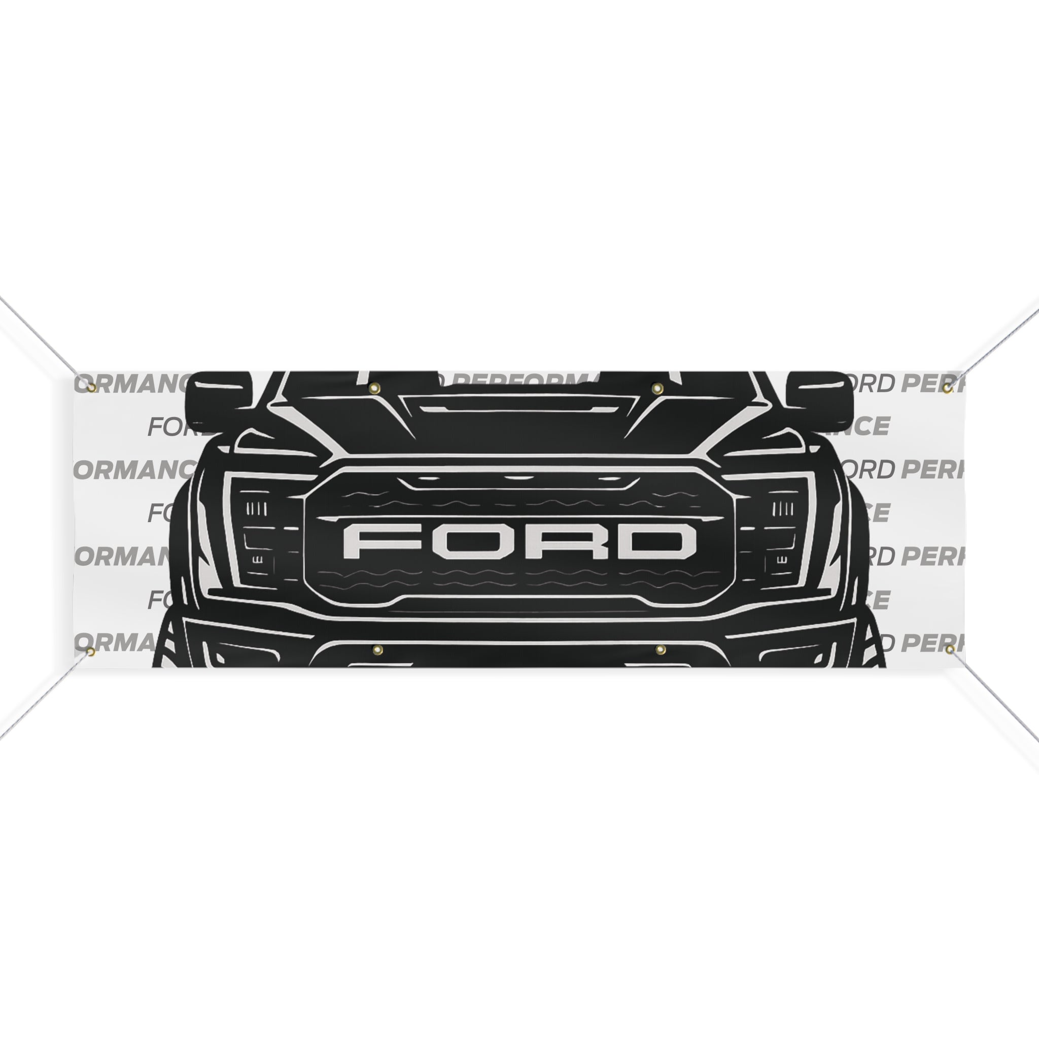 Ford Raptor (Gen 3) Banner Greyscale