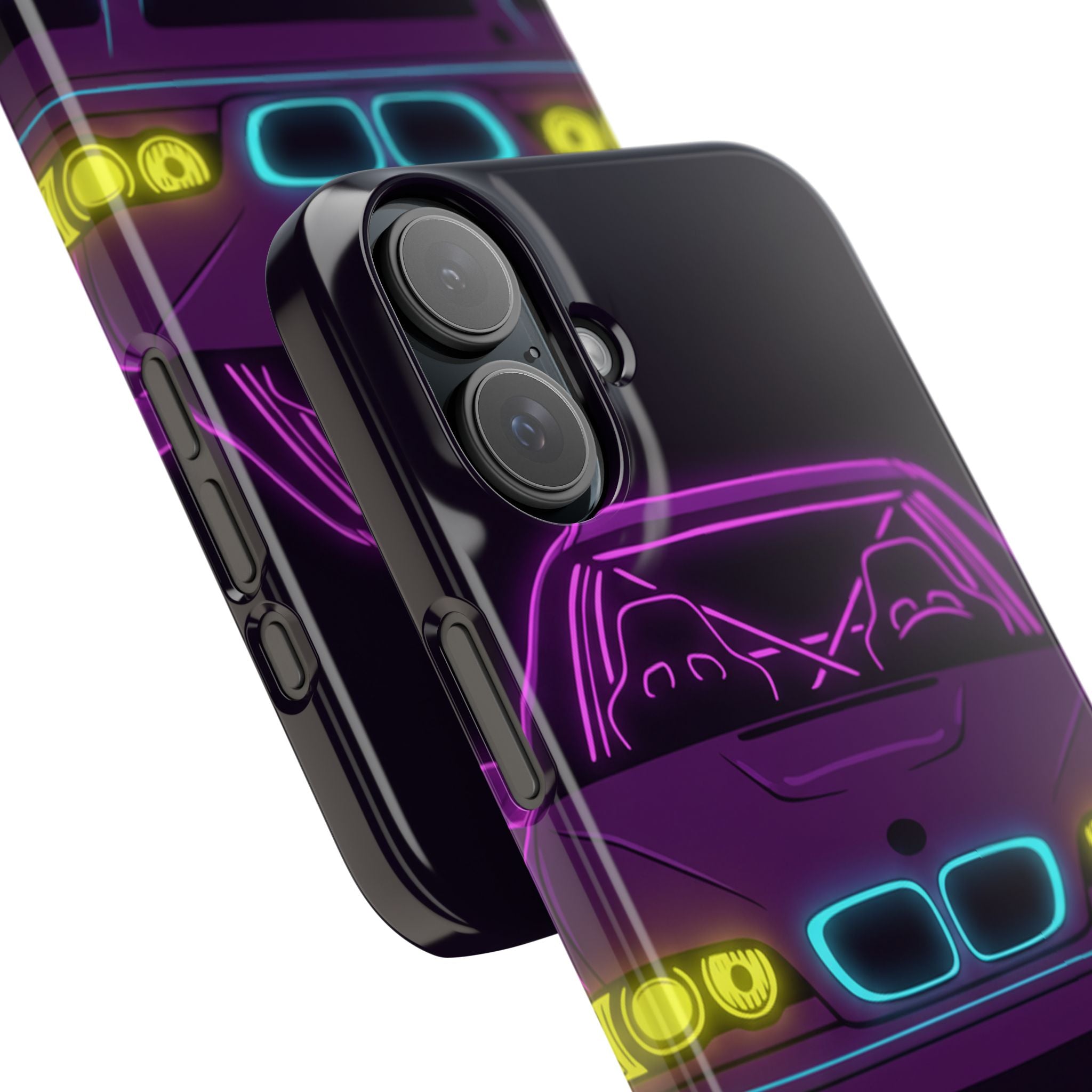 BMW E46 M3 (2000-06) Neon Synthwave Phone Case