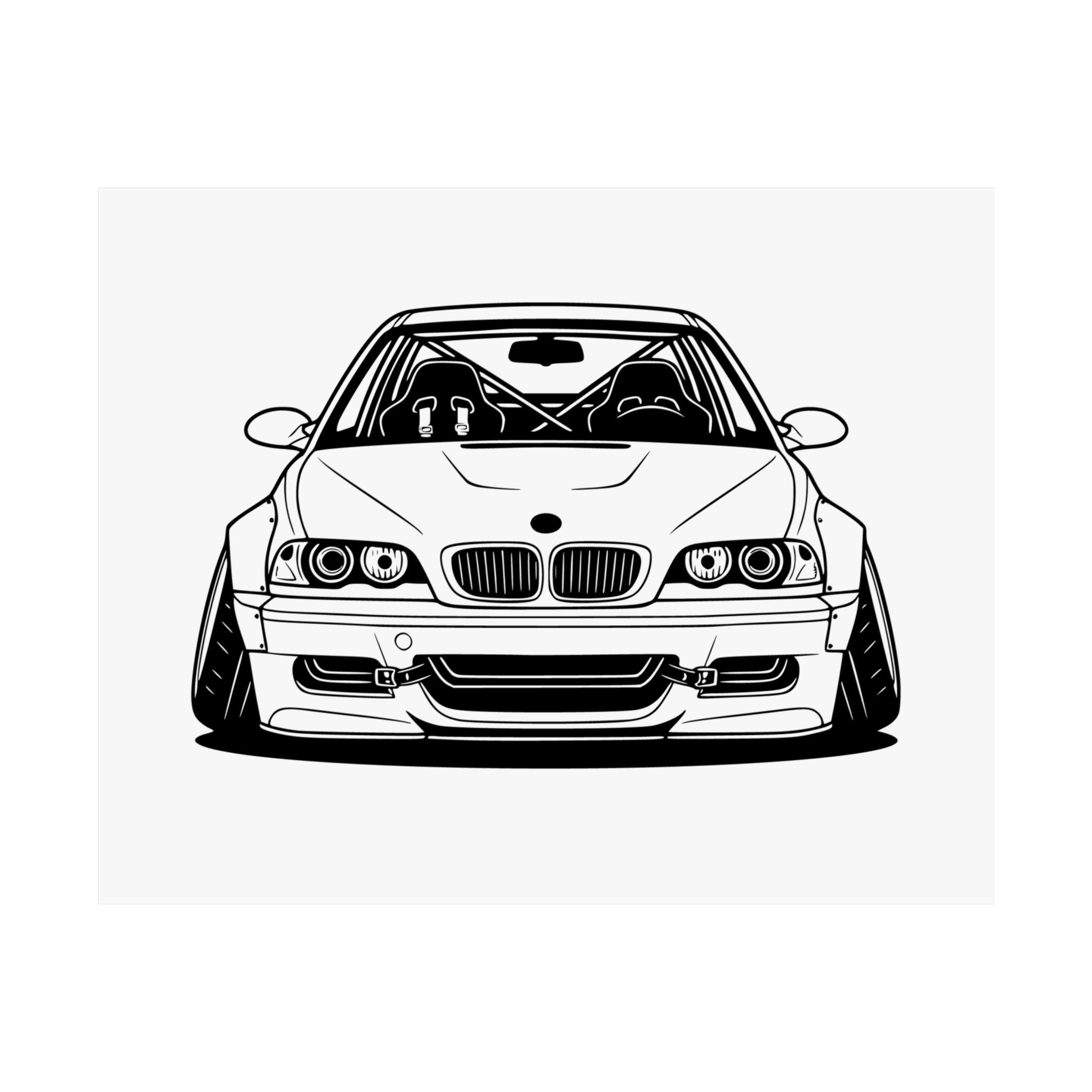 BMW E46 M3 (2000-06) Poster