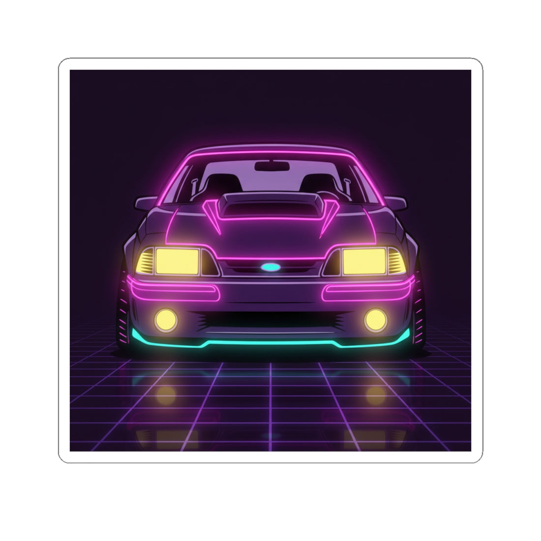 Ford Mustang Fox Body GT Sticker