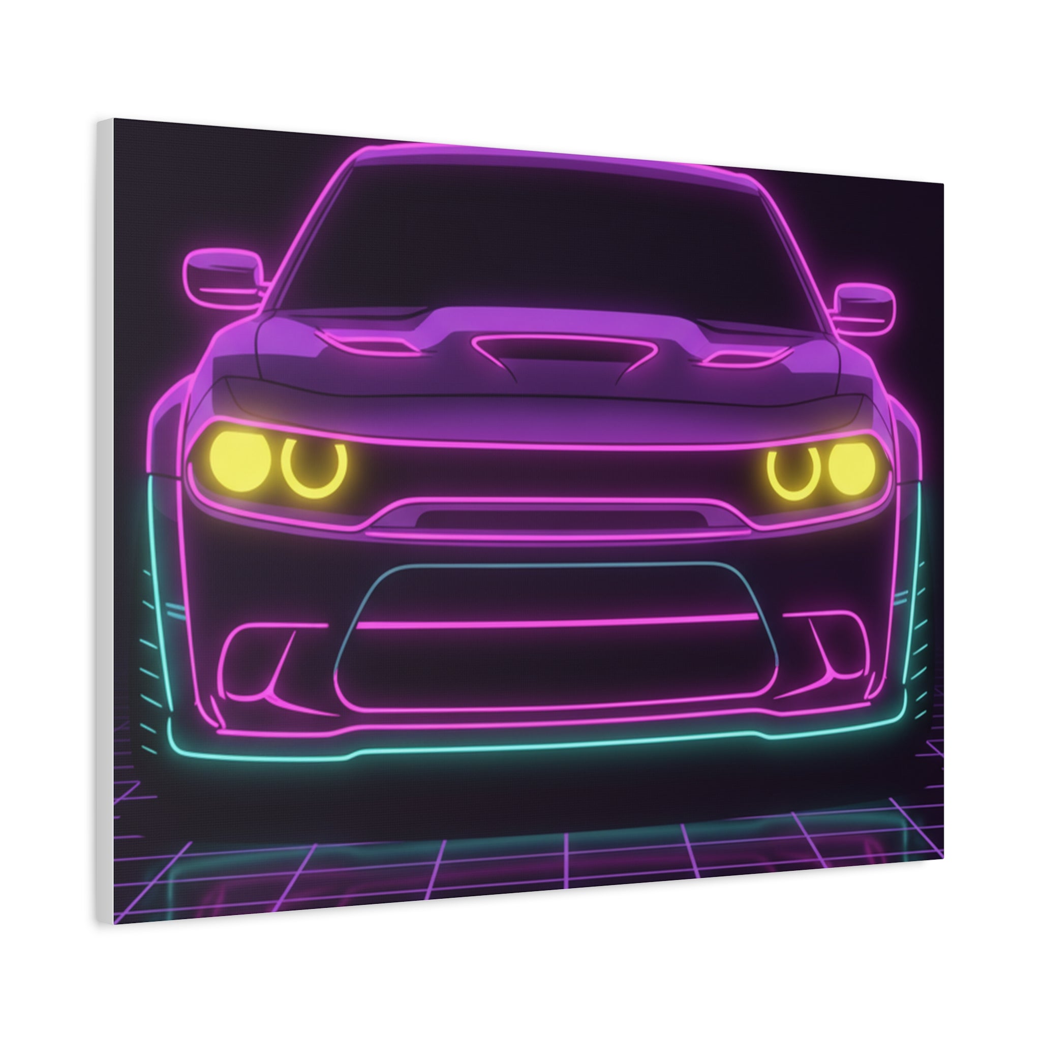 Dodge Challenger SRT Hellcat Canvas Wall Art