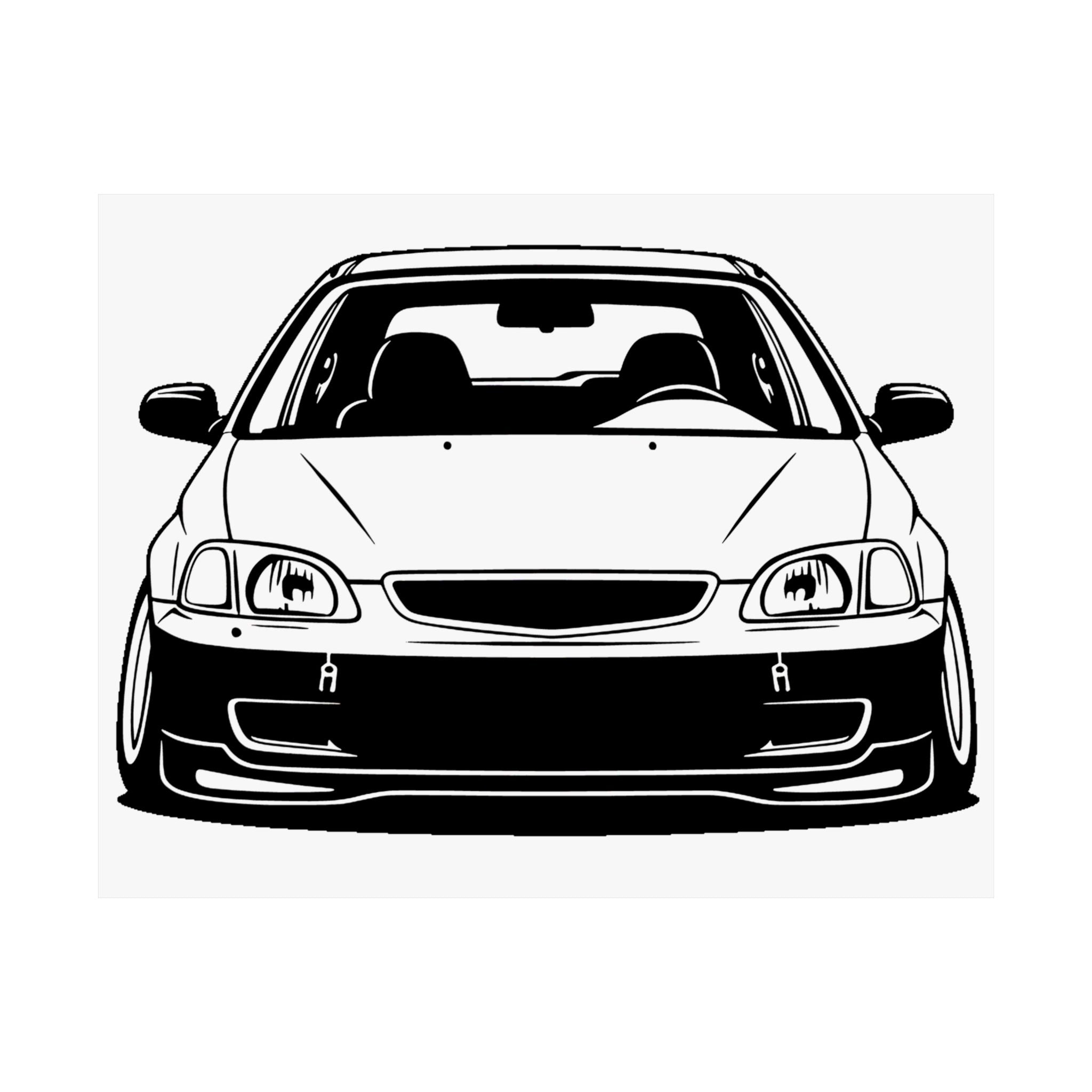 Honda Civic EK Hatch Poster