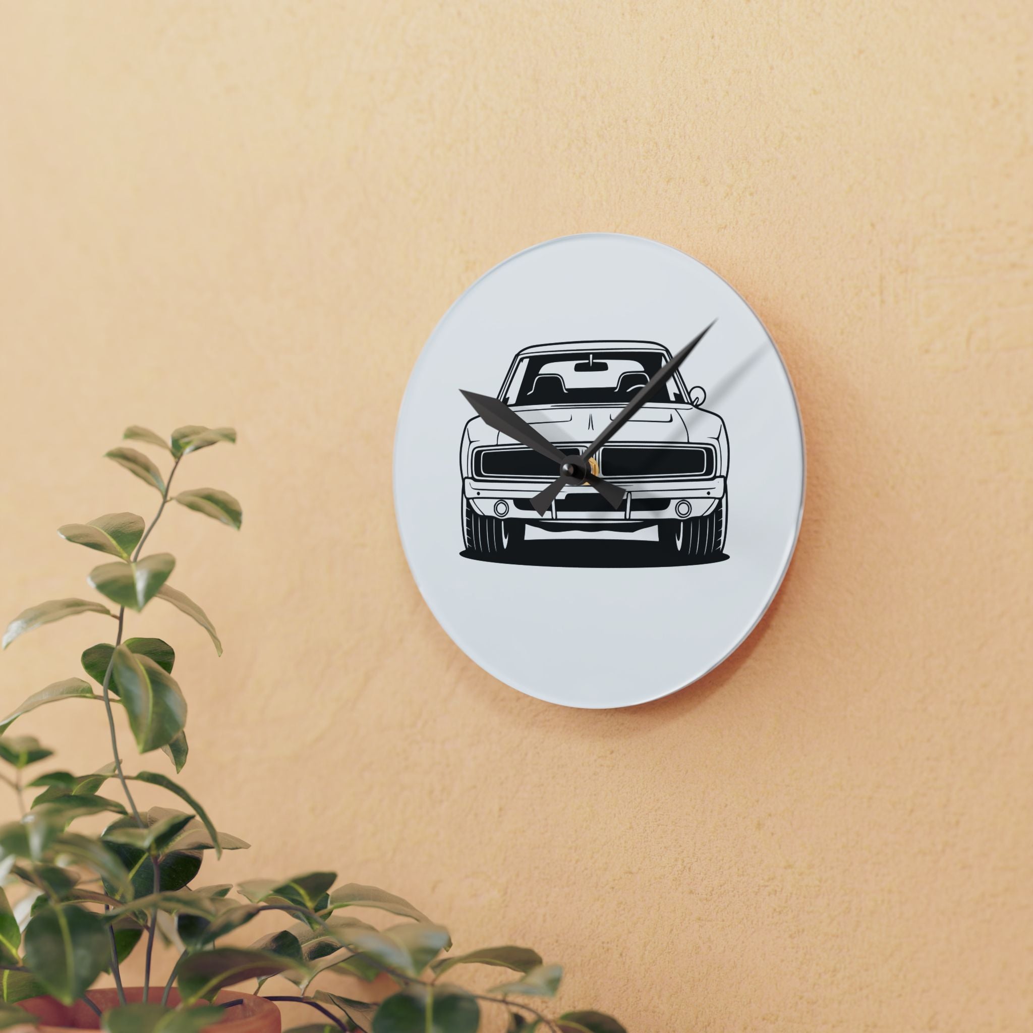 Dodge Charger R/T (1968-70) Resto-Mod Wall Clock