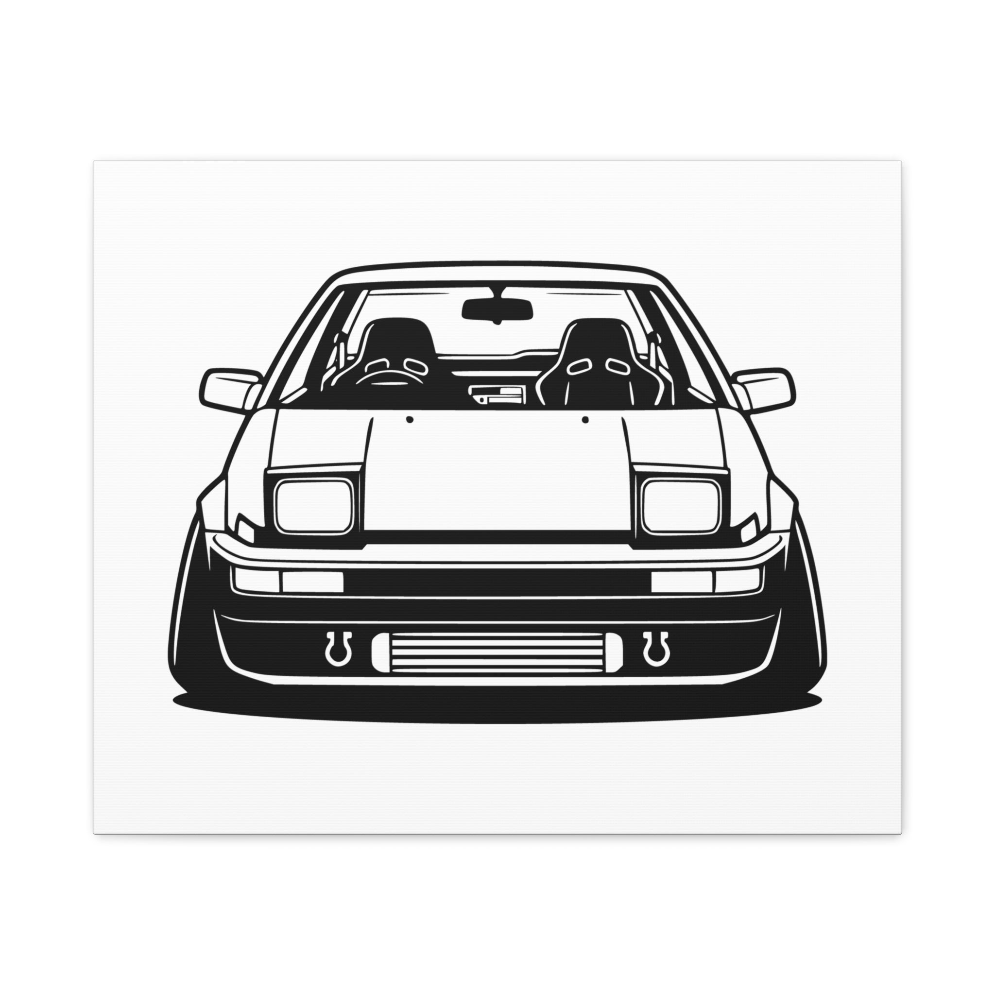 Toyota AE86 (1983-87) Canvas Wall Art