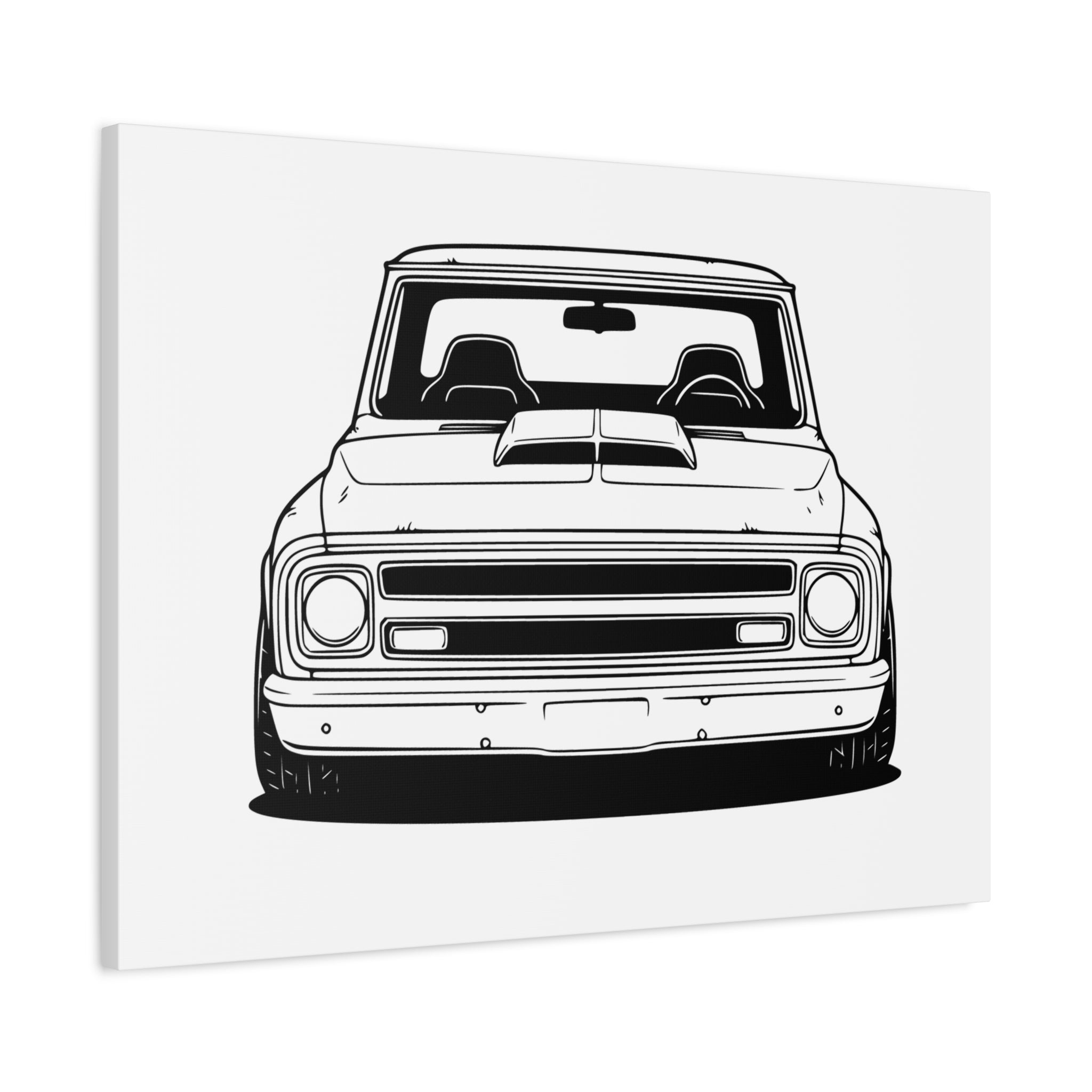 Chevy C10 Pickup (1967-72) Canvas Wall Art