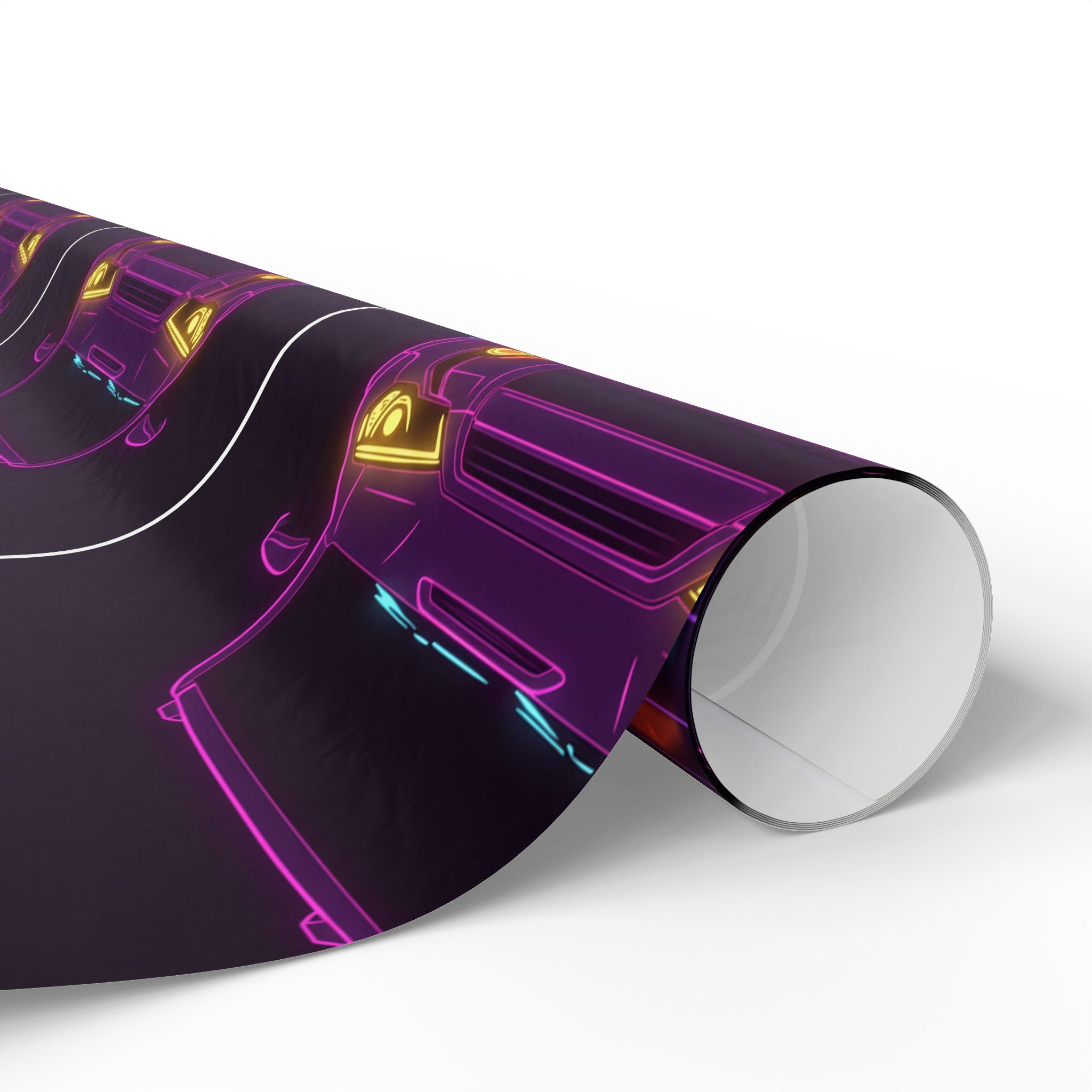 Toyota 4Runner TRD Pro Neon Synthwave Gift Wrapping Paper