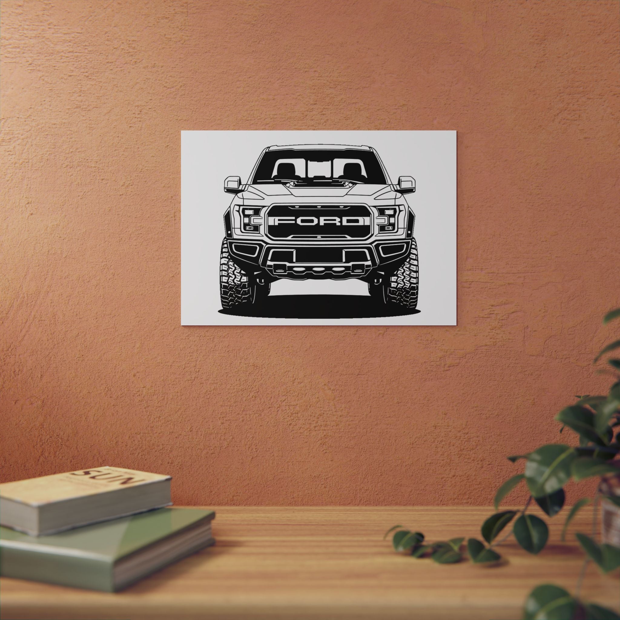 Ford F-150 Raptor Gen 2 Metal Wall Sign