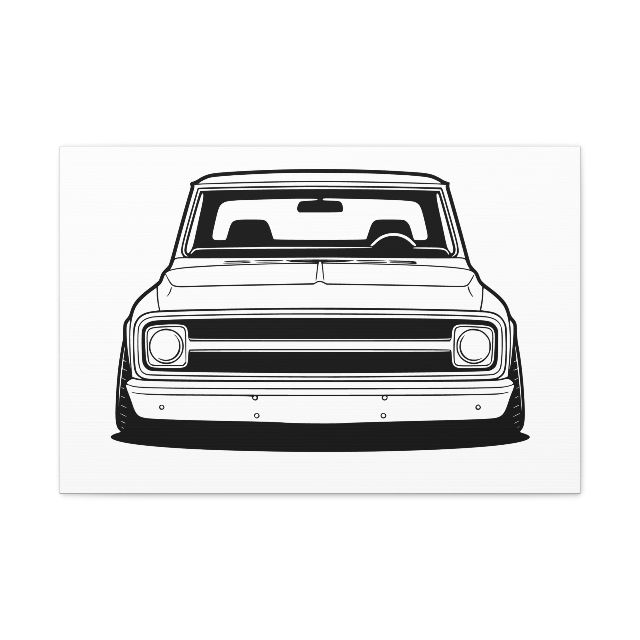 Chevy C10 Pickup (1967-72) Pro-Touring Canvas Wall Art