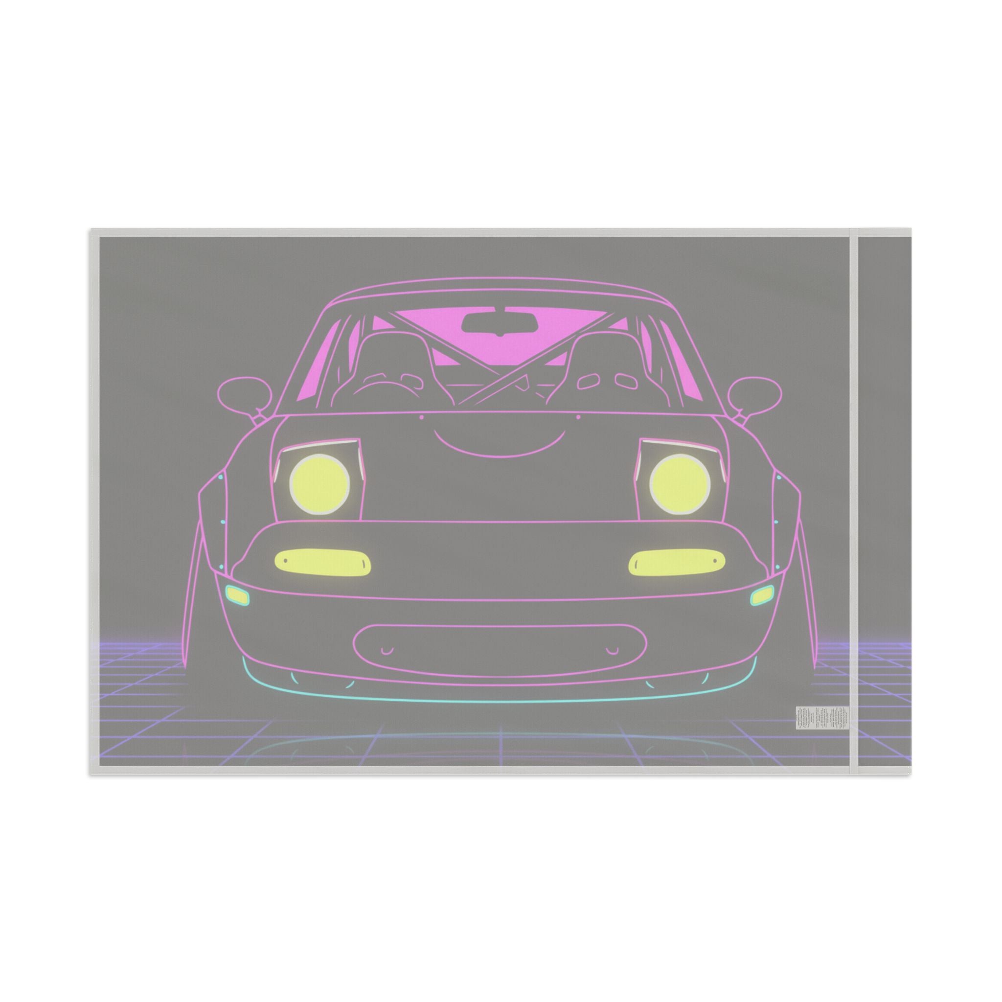 Mazda Miata NA (1989-97) Neon Synthwave Garage Flag