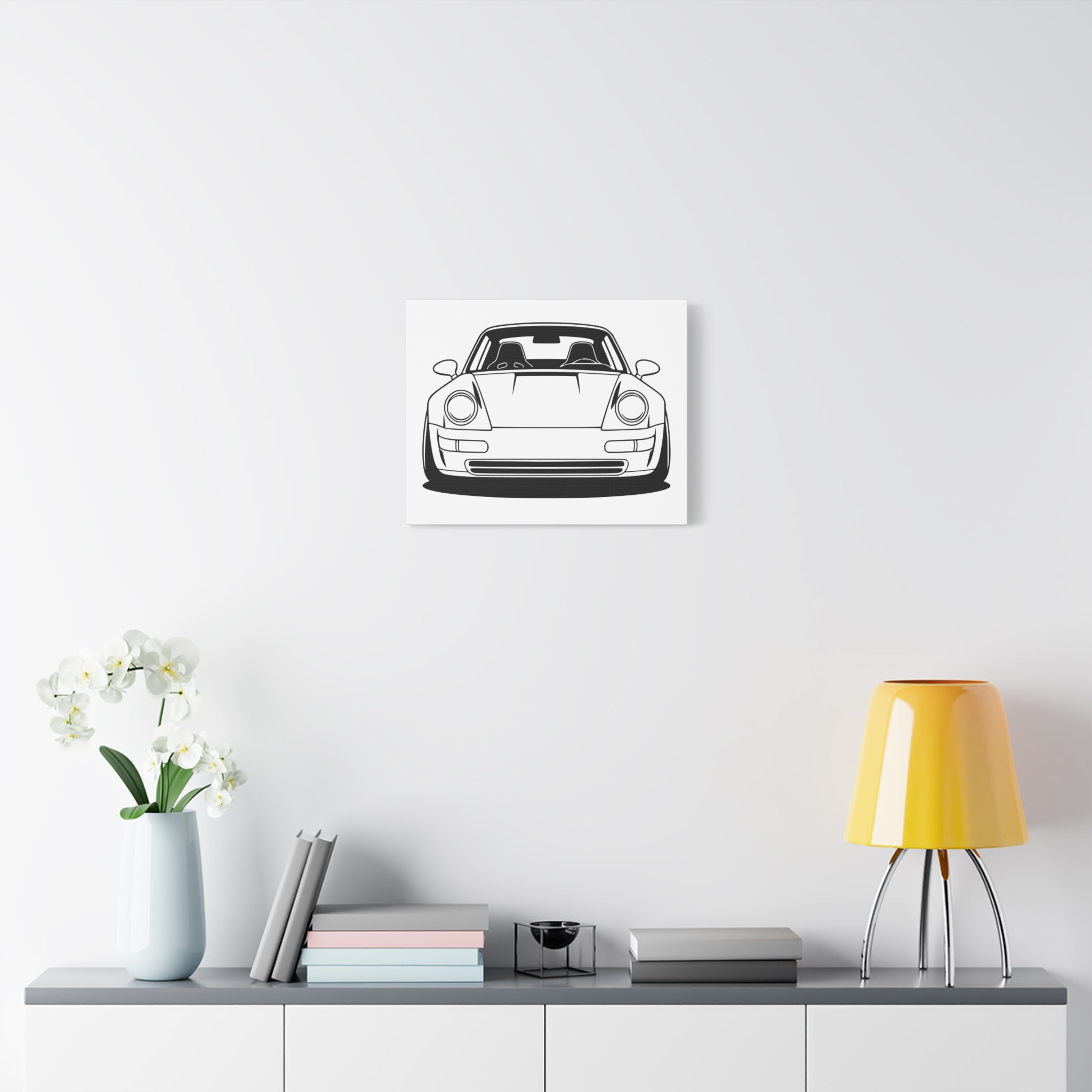 Porsche 964 Singer Canvas Wall Art