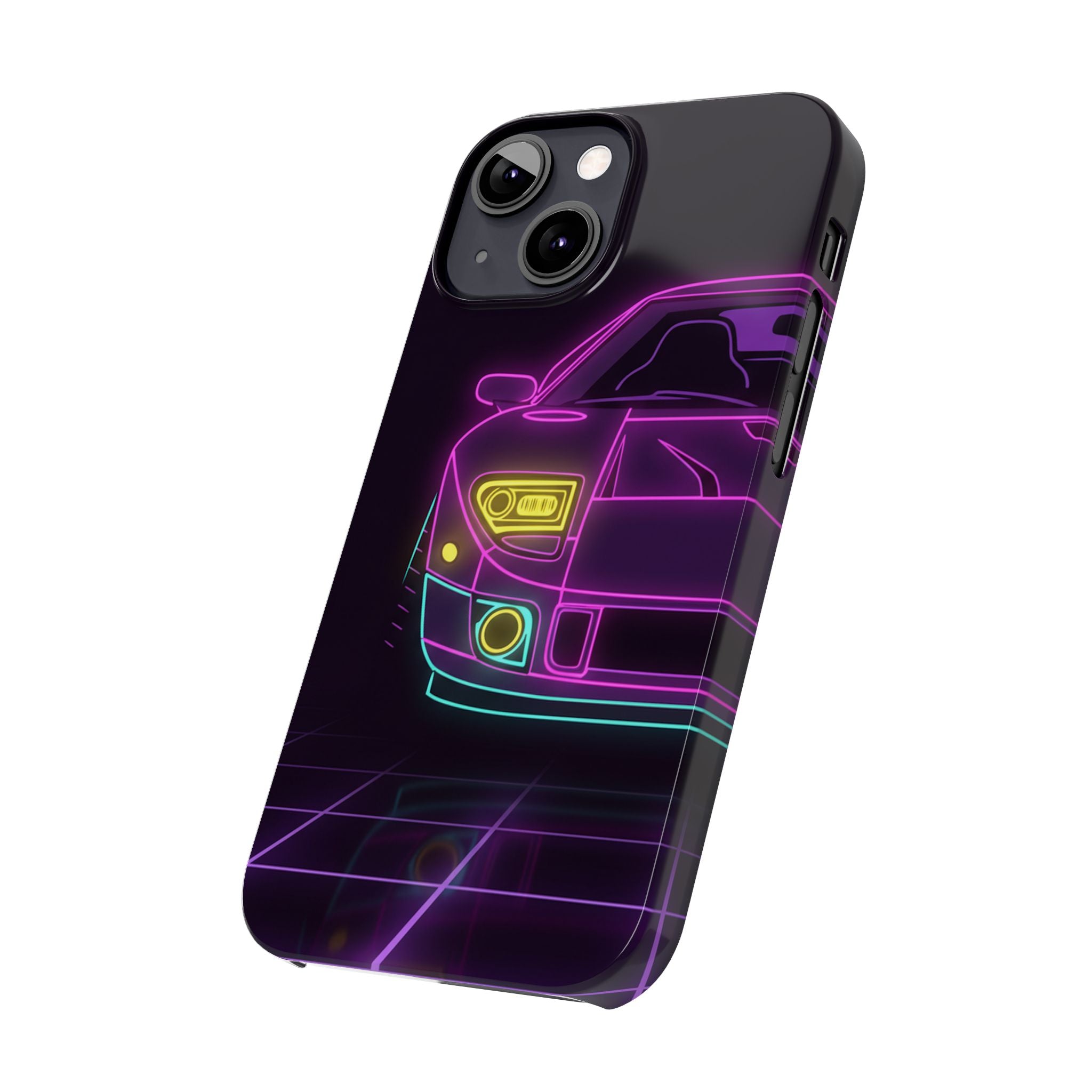 Ford GT40 (1964-69) Neon Synthwave Phone Case