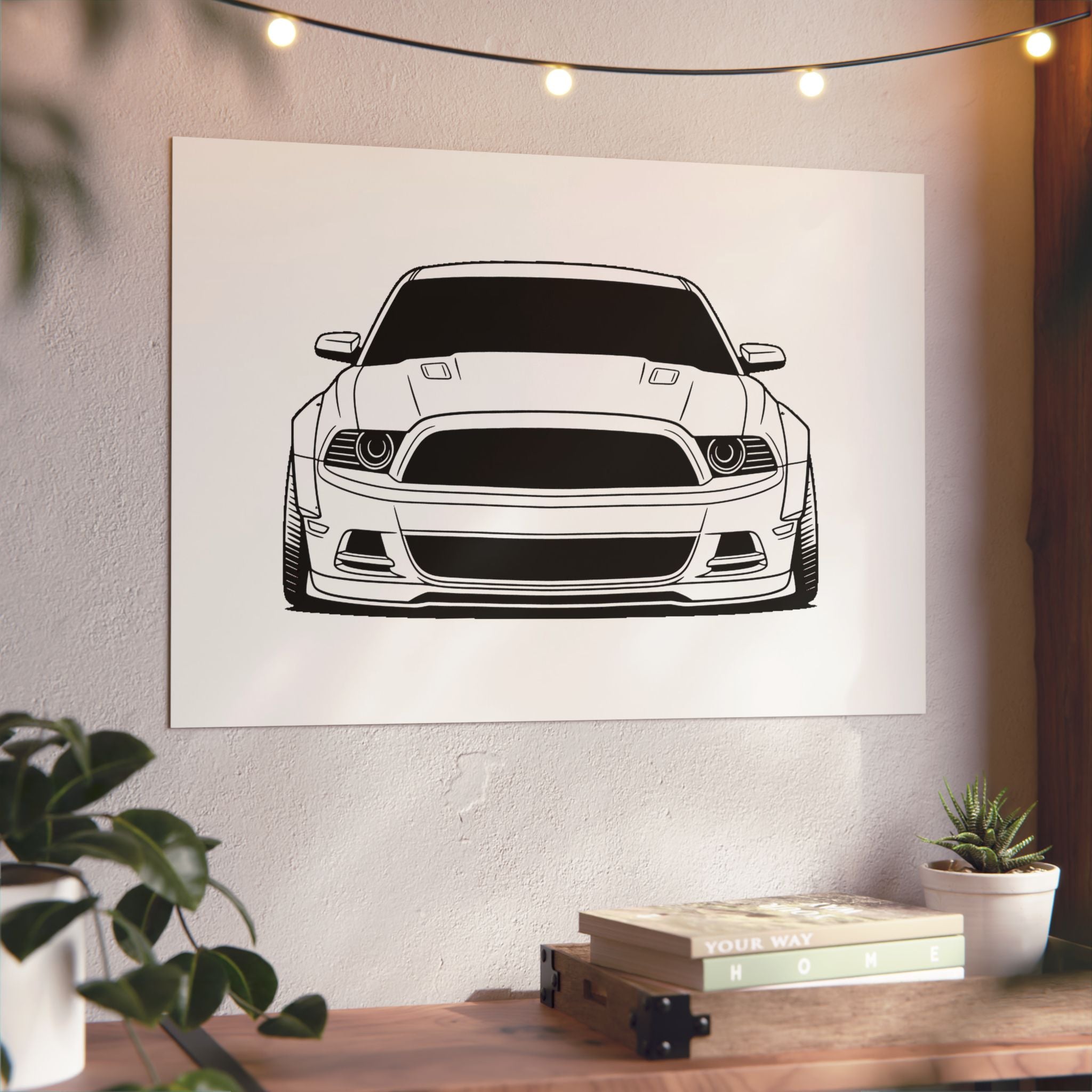 Ford Mustang GT (S197) Metal Wall Sign