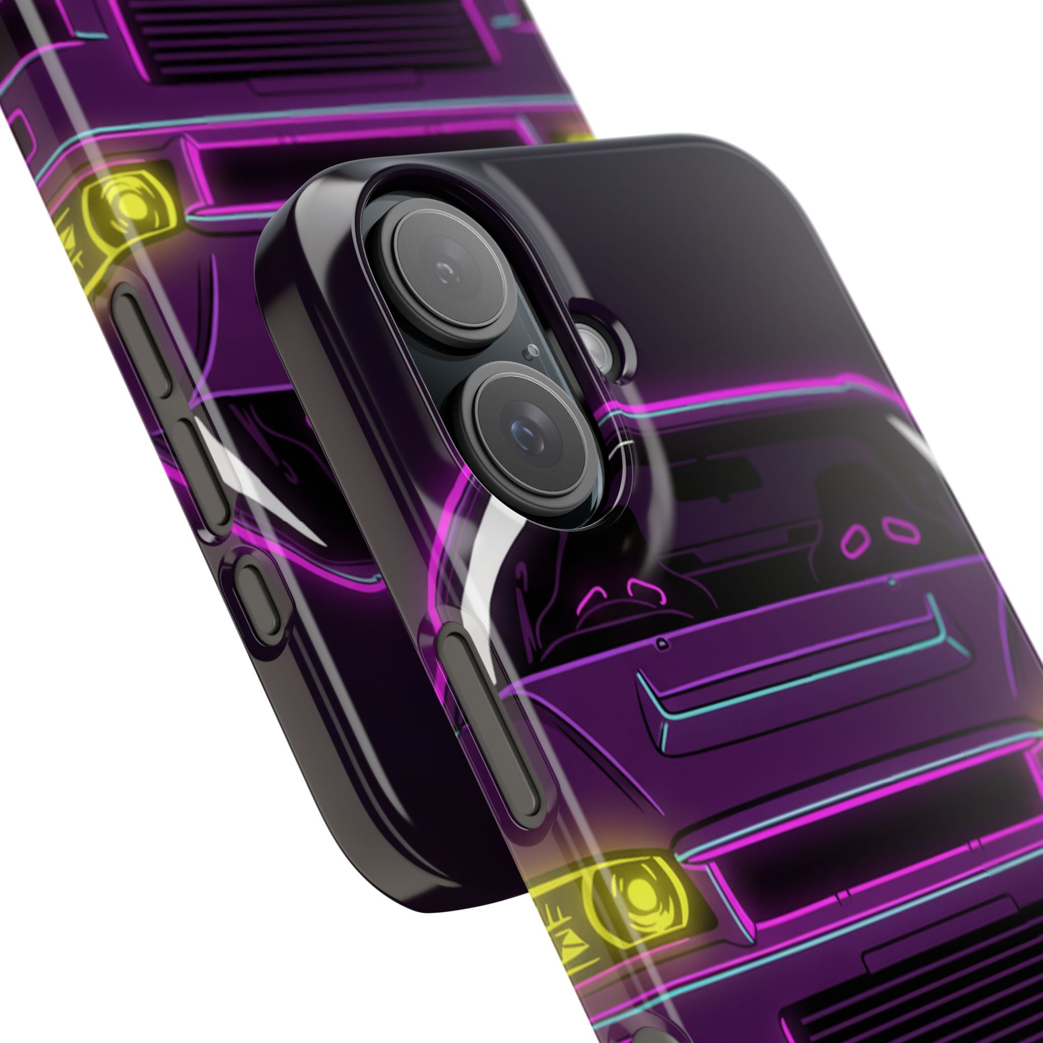 Nissan GT-R Neon Synthwave Phone Case
