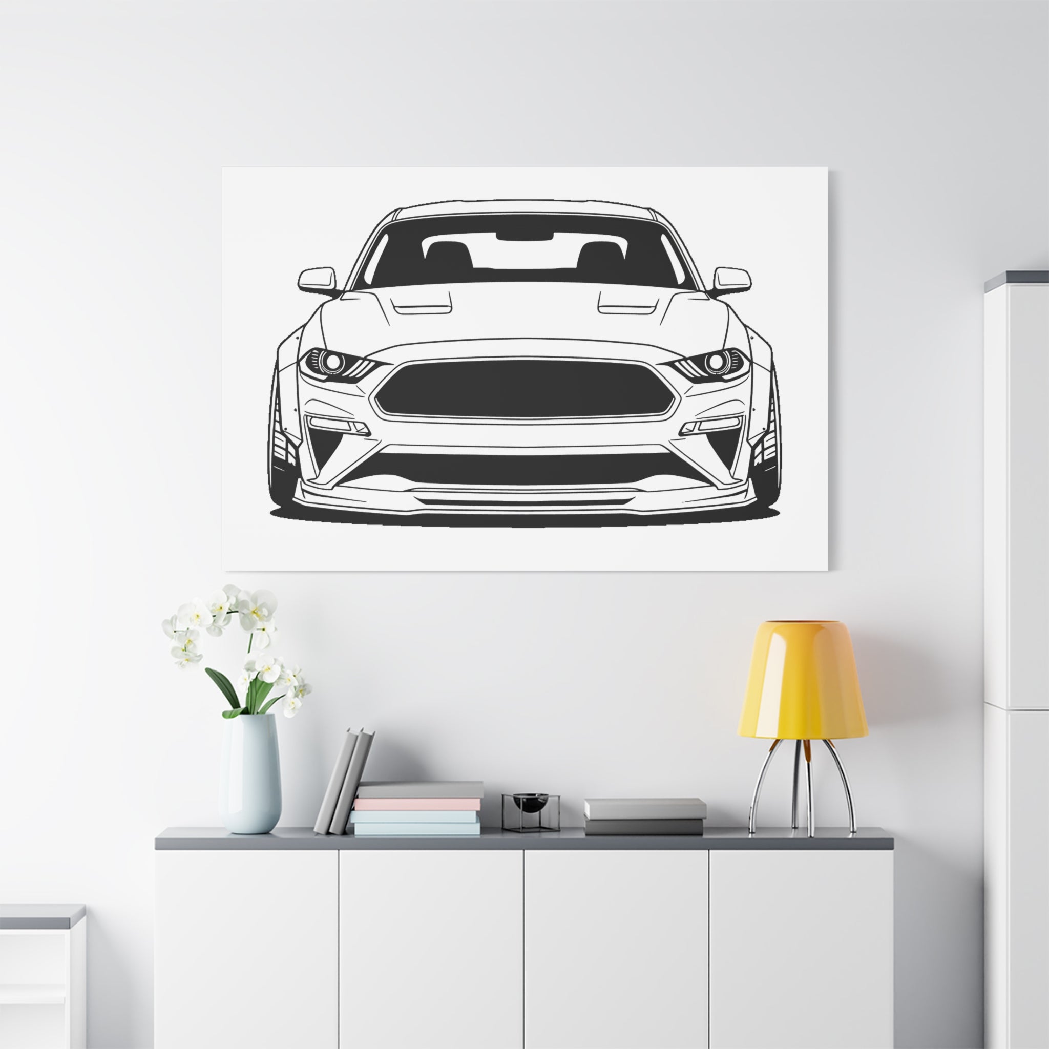 Ford Mustang GT (S650) Canvas Wall Art