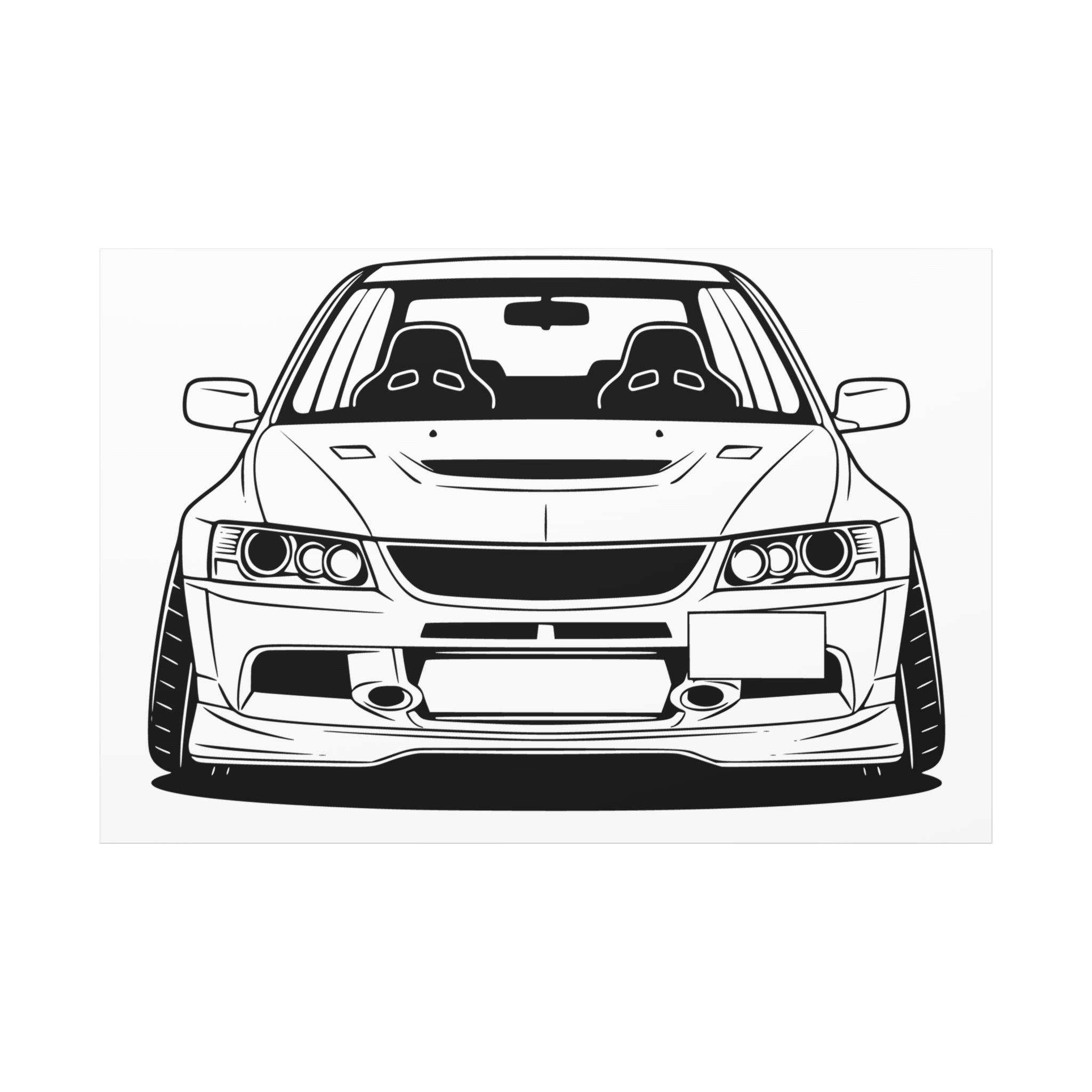Mitsubishi Evo IX (2005-07) Canvas Wall Art