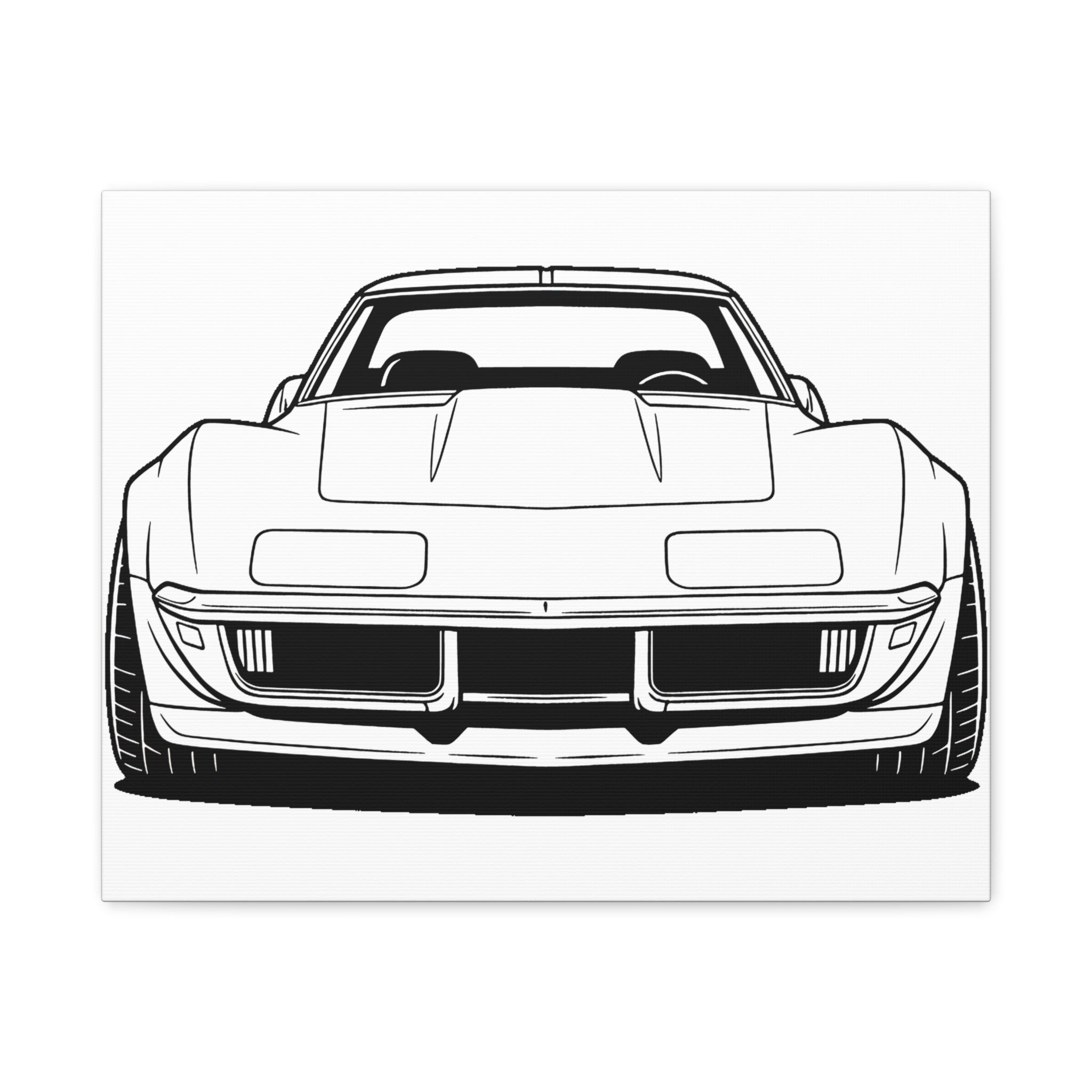 1969 Corvette Stingray C3 Canvas Wall Art