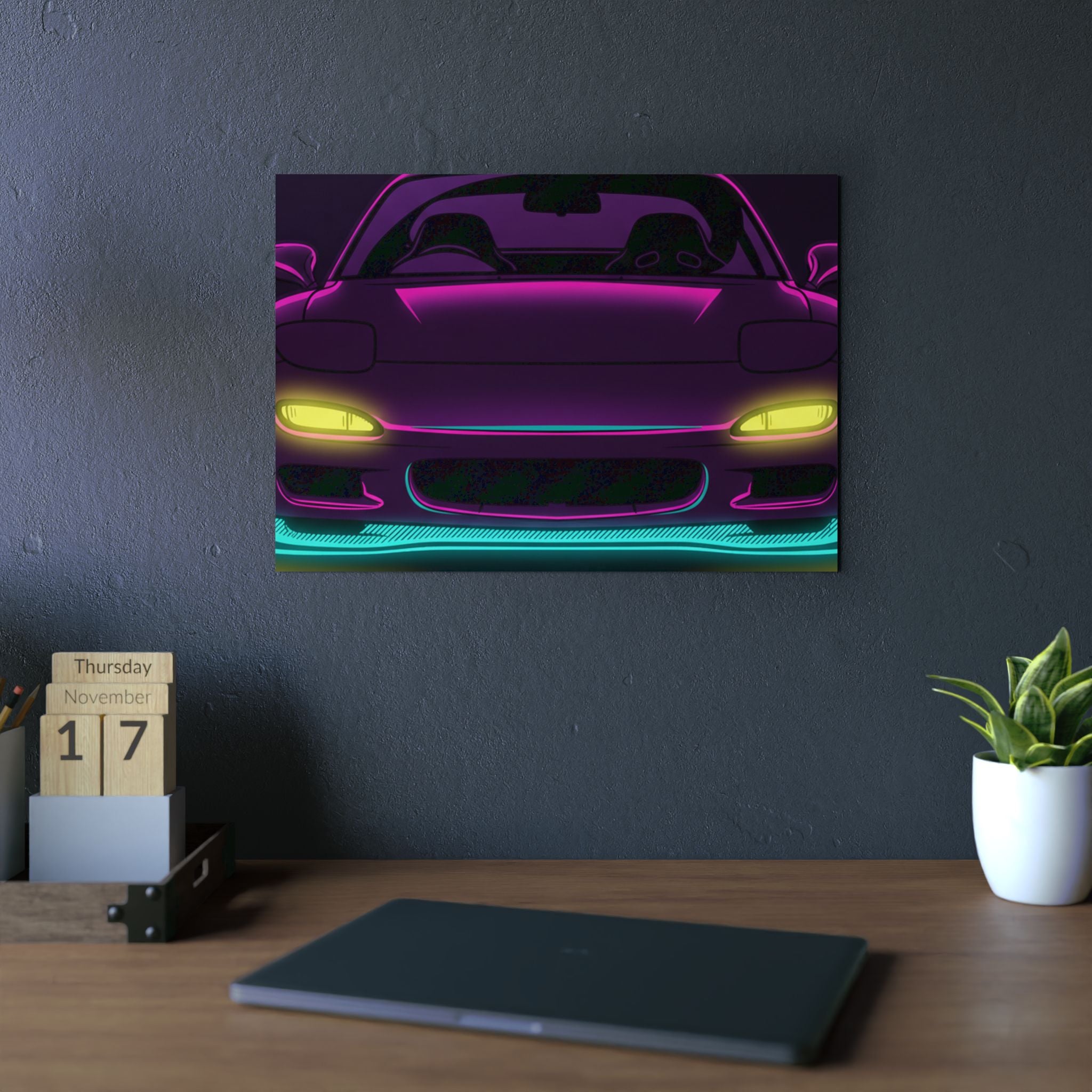 Mazda RX-7 FD Metal Wall Sign