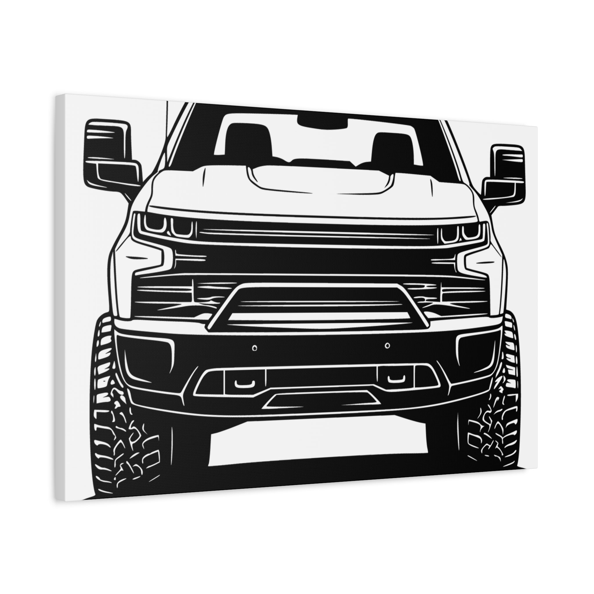 Chevy Silverado Trail Boss (2019+) Canvas Wall Art