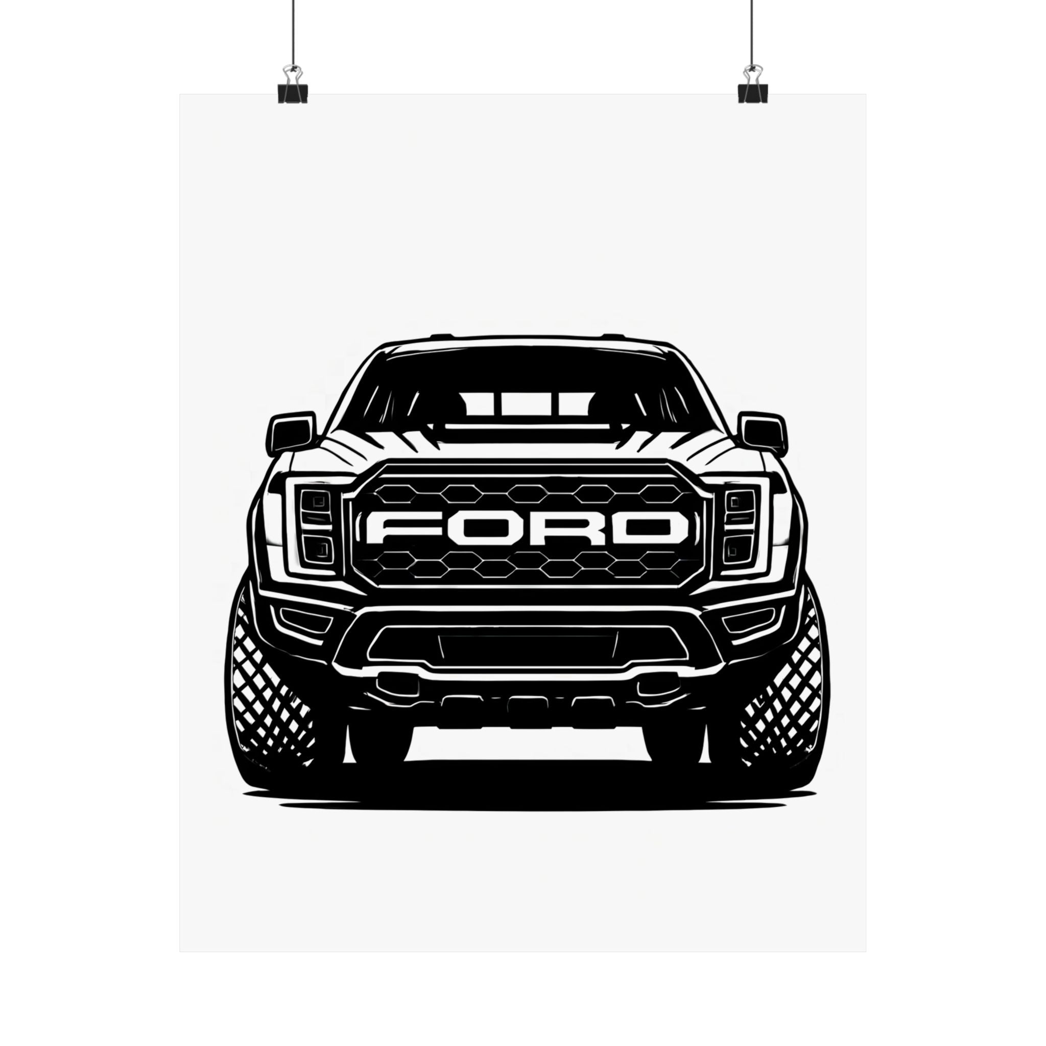 Ford F150 Raptor Gen 3 Print