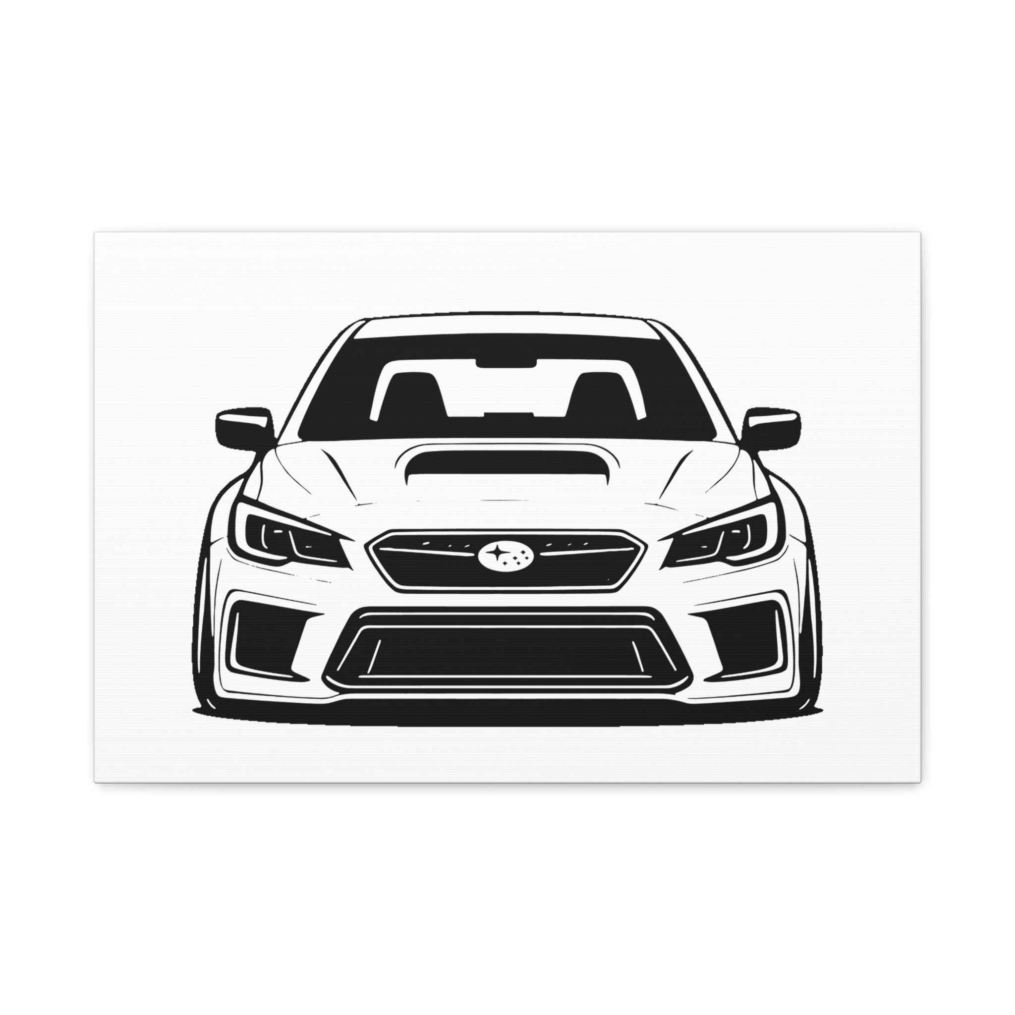 Subaru WRX STI Canvas Wall Art