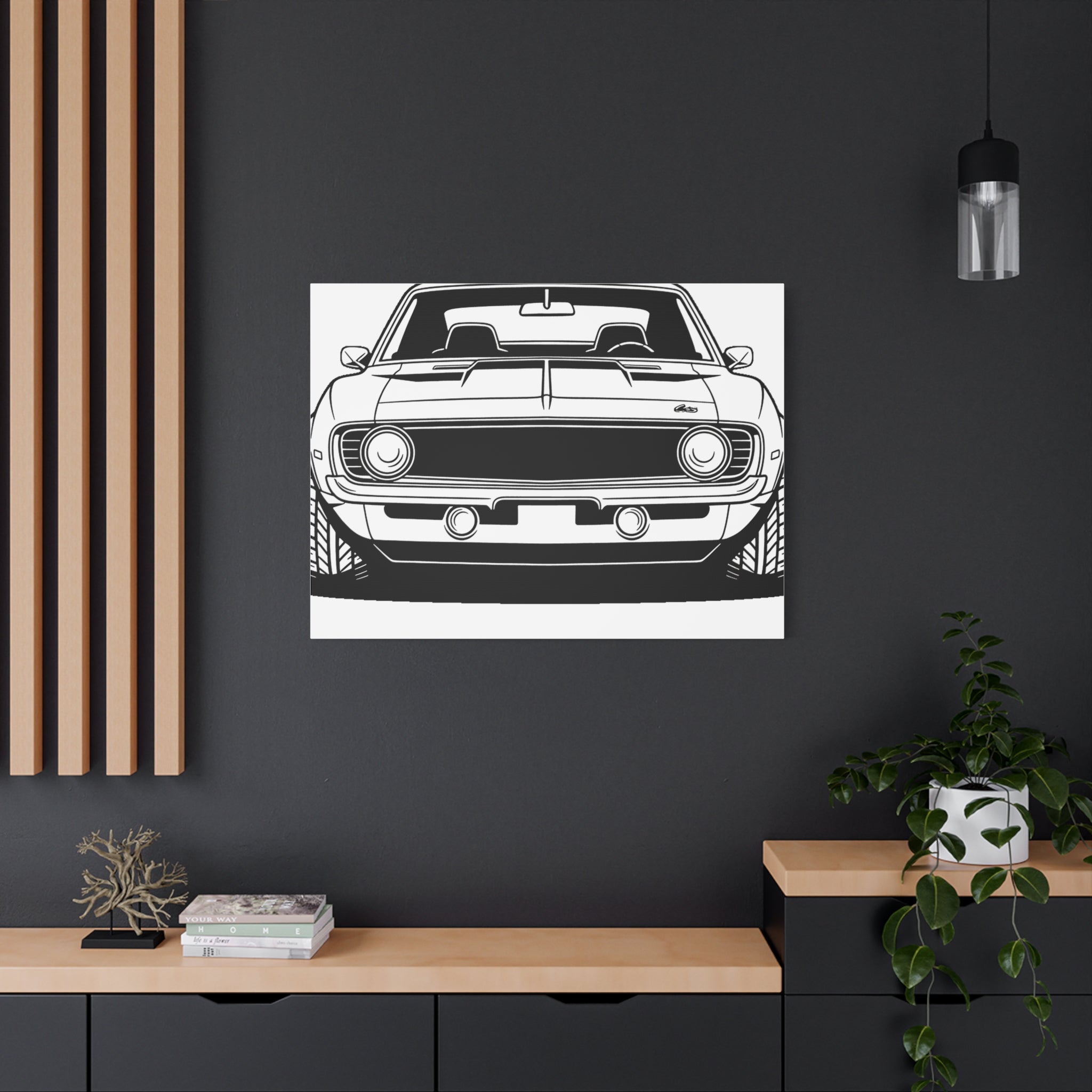 1969 Chevrolet Camaro SS Canvas Wall Art