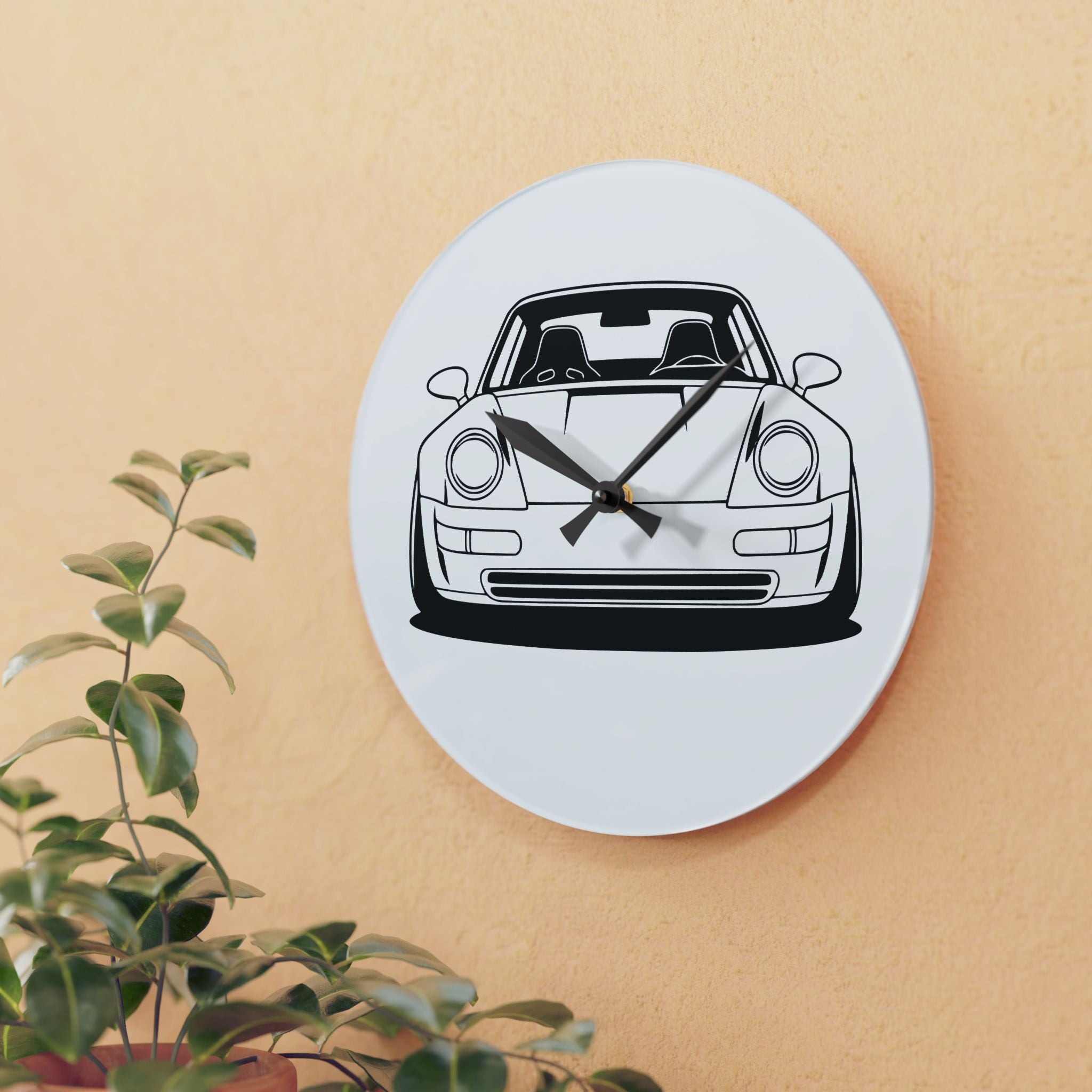 Porsche 964 Singer Wall Clock