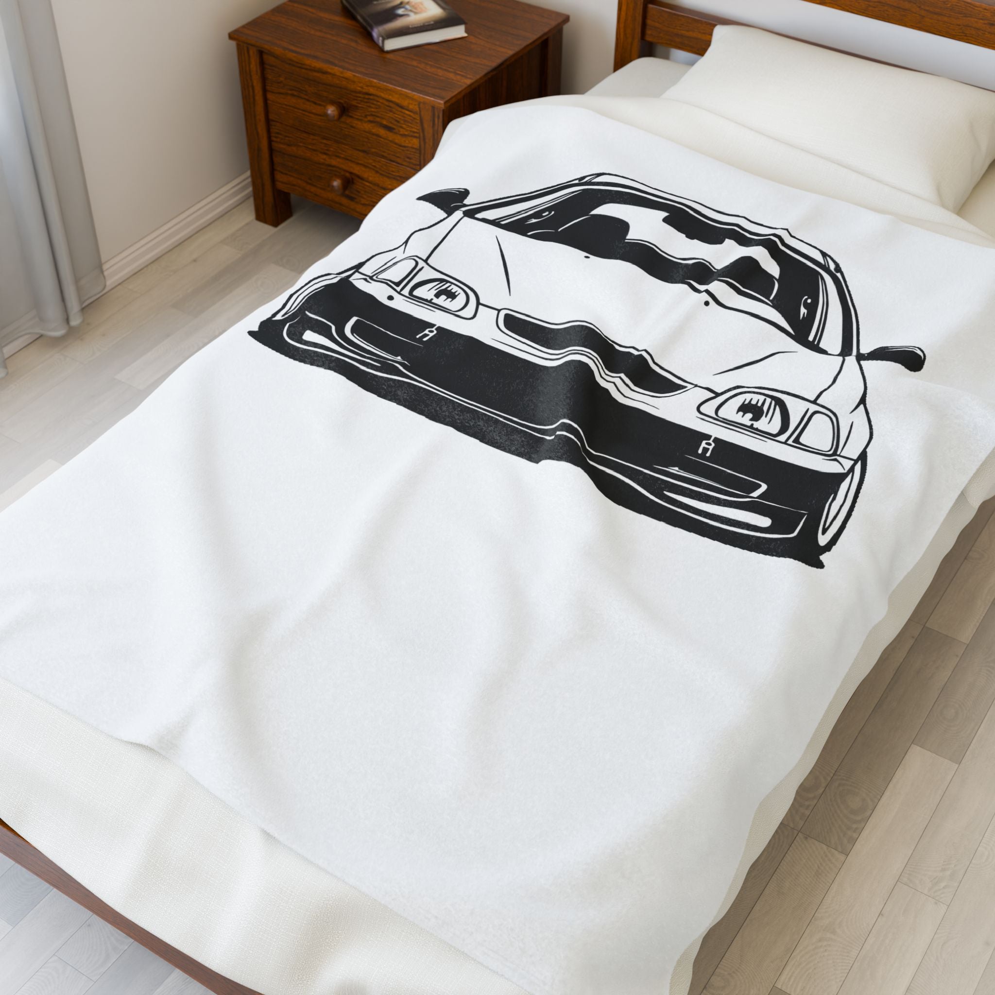 Honda Civic EK Hatch Velveteen Plush Blanket