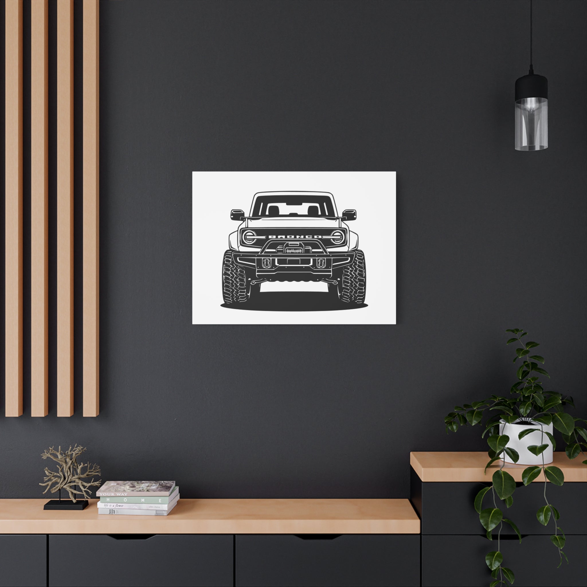 Ford Bronco (2021+) Canvas Wall Art