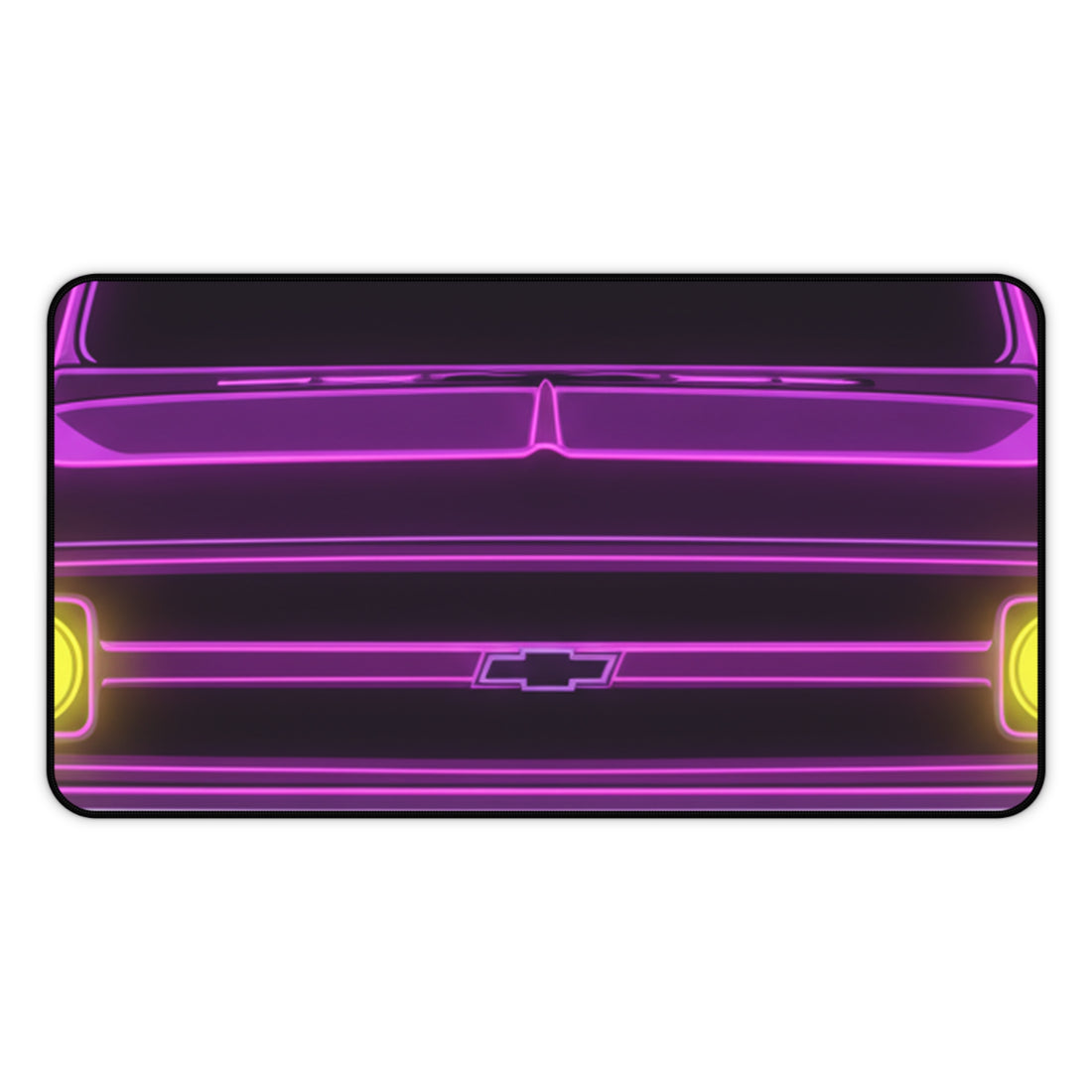Chevy C10 Pickup (1967-72) Pro-Touring Neon Synthwave Desk Mat