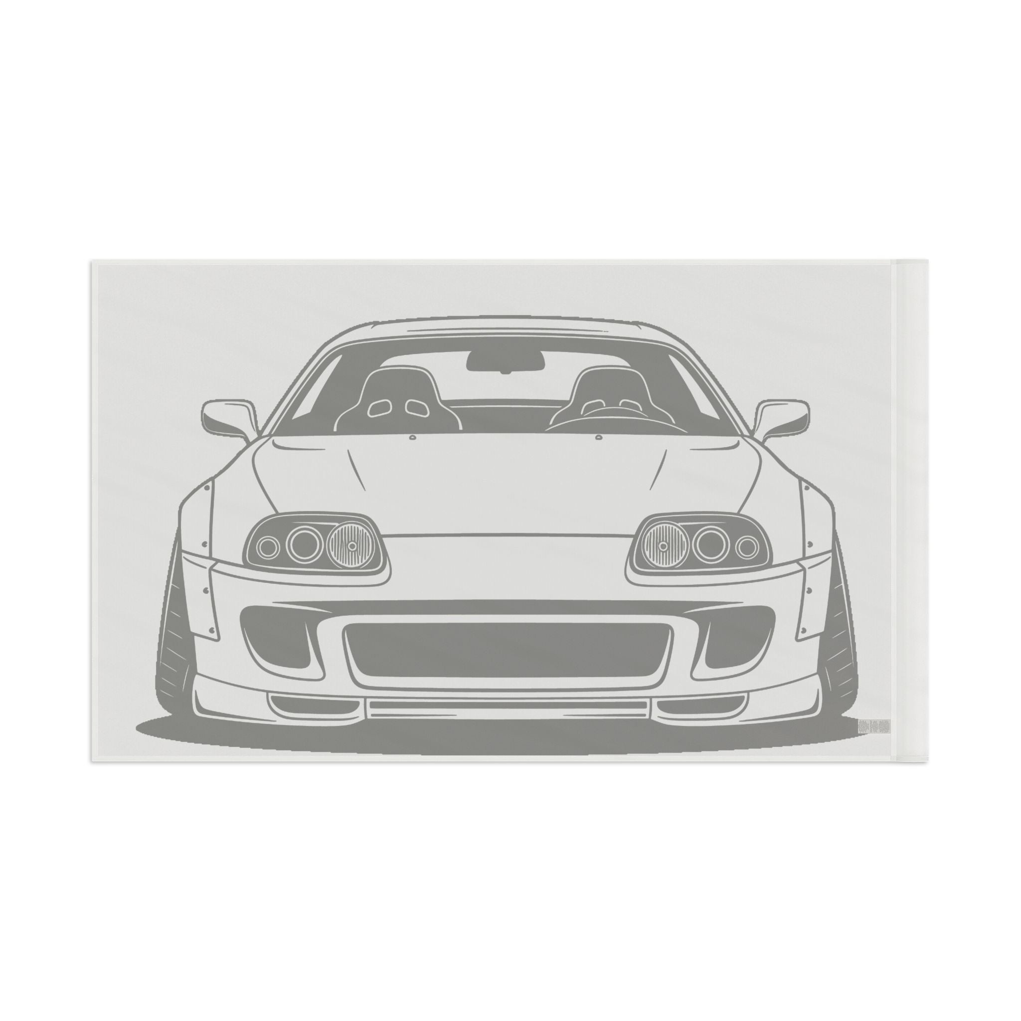 Toyota Supra MK4 Garage Flag